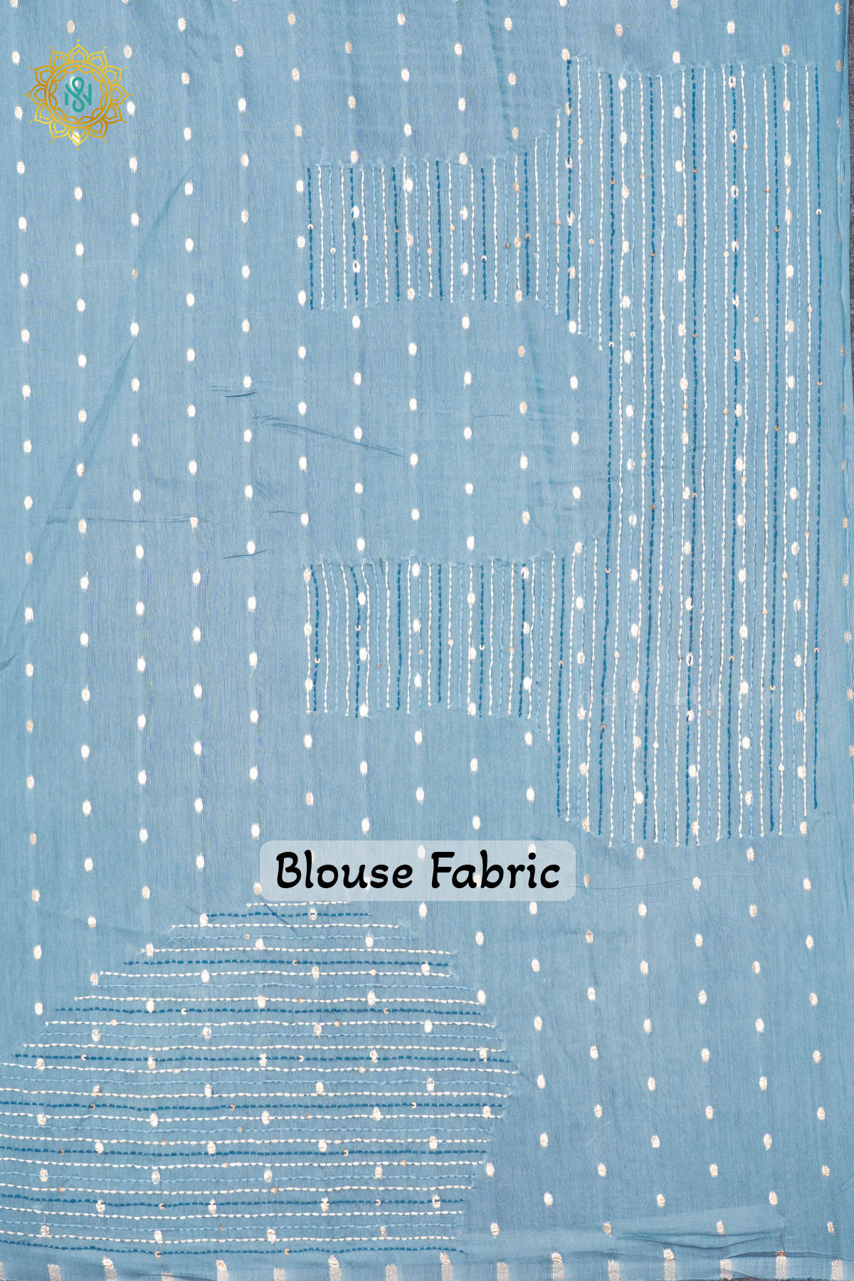 SKY BLUE - SEMI CREPE SILK
