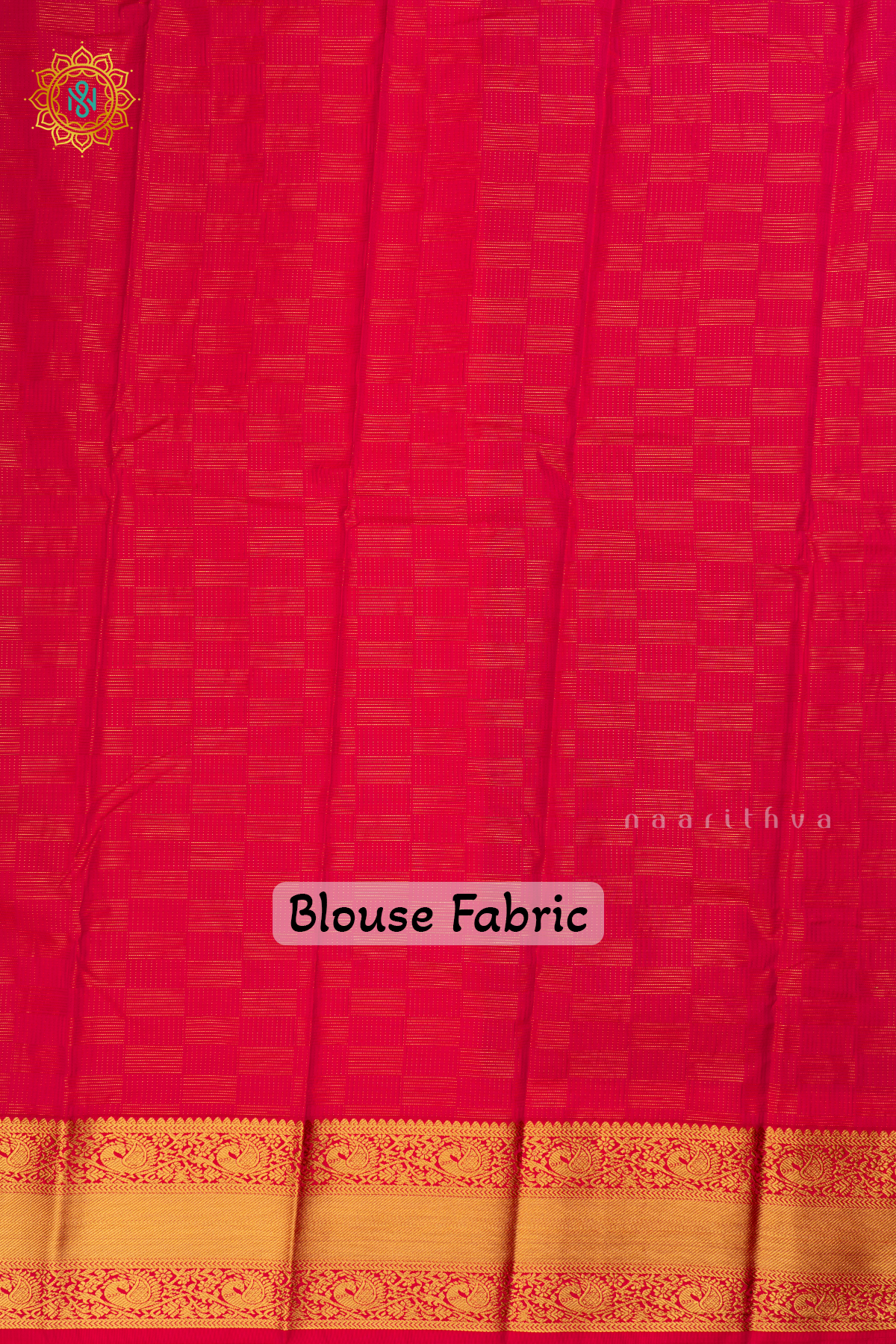 Sky Blue with Pink Semi Kanchi Saree With Zari Buttas All Over And Contrast Zari Border
