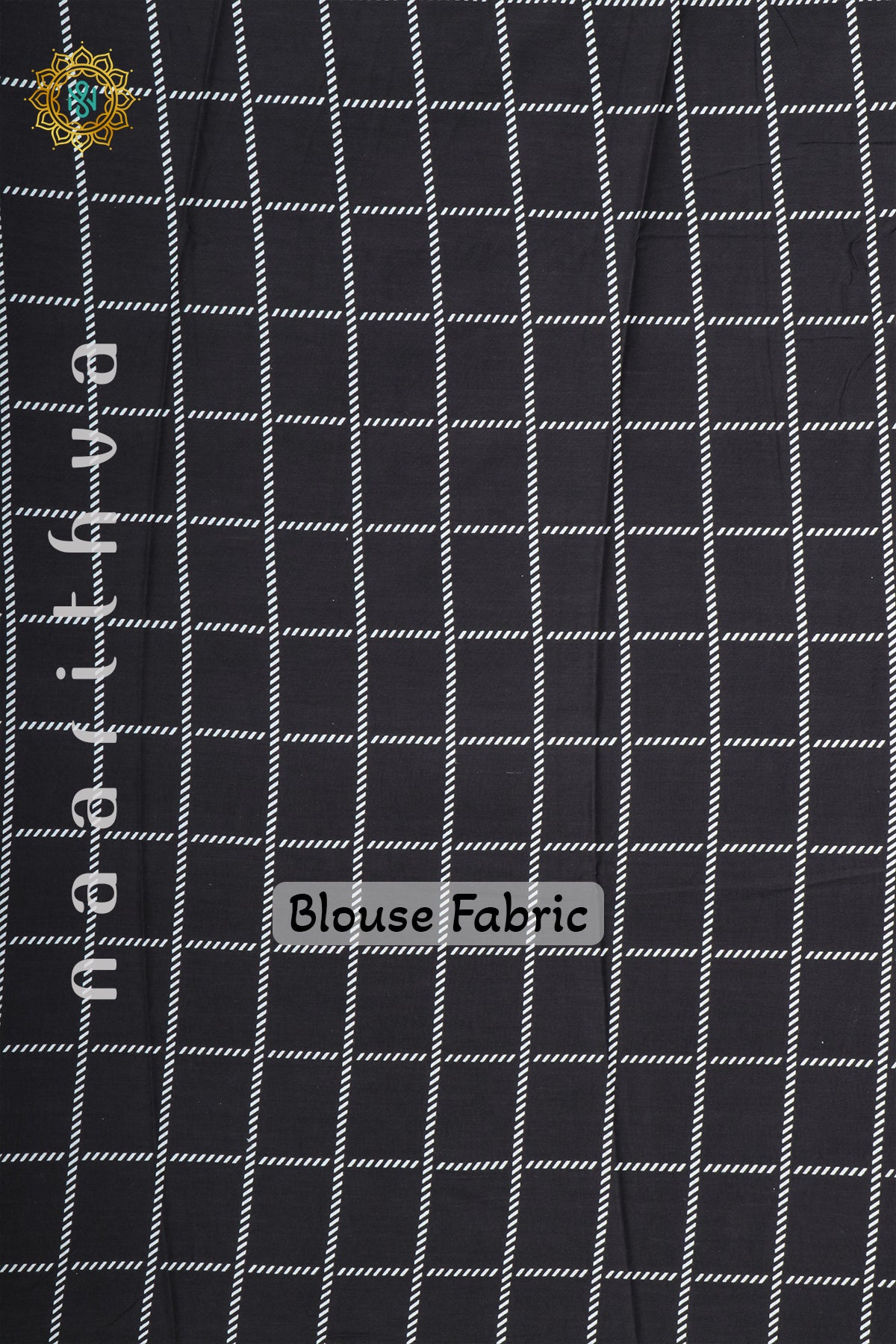 BLACK WITH WHITE - MUL COTTON