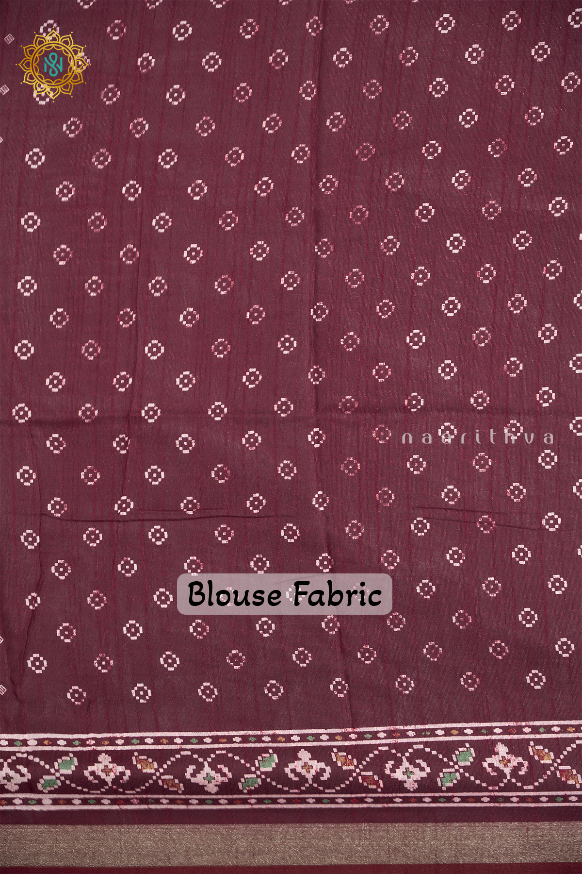 MAROON - JUTE COTTON