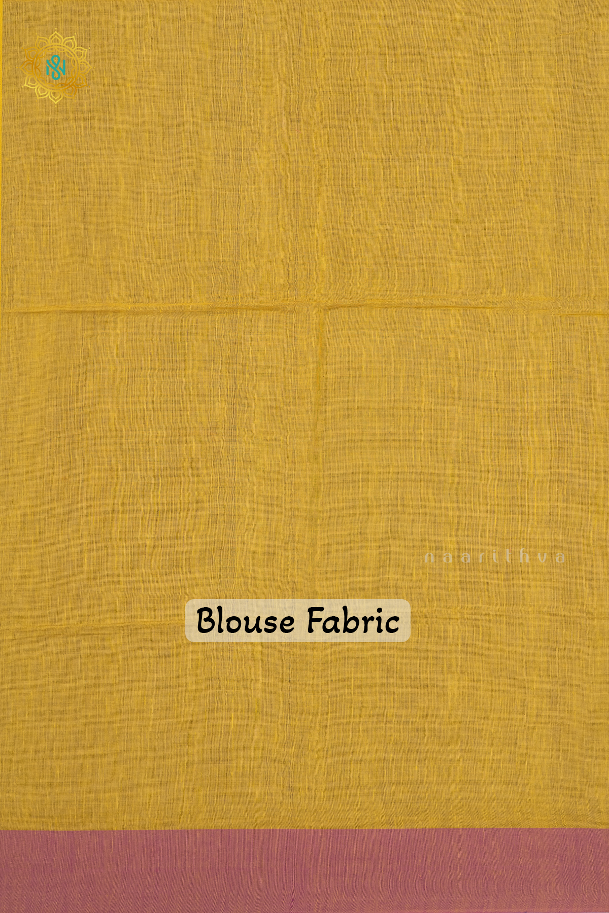YELLOW WITH MAGENTA - MUL COTTON