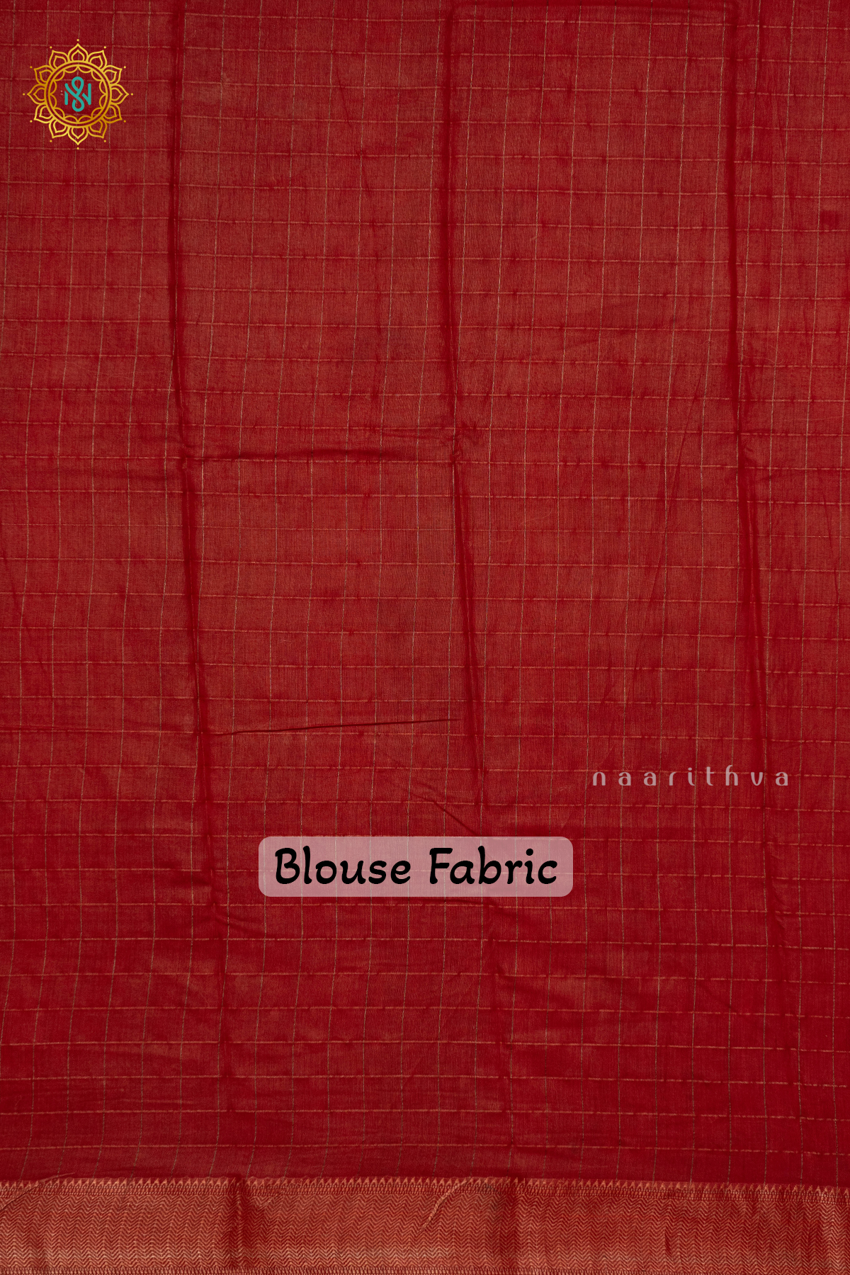 BLACK WITH RED - VISCOSE COTTON