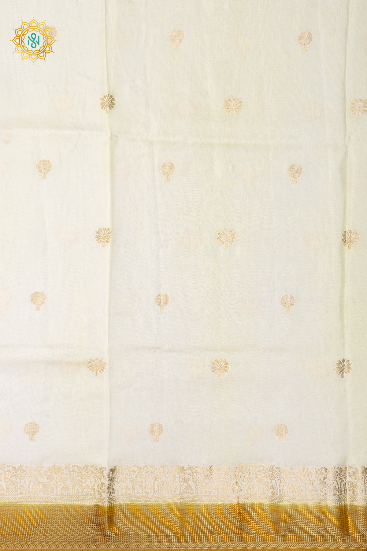 WHITE WITH MUSTARD - DOLA SILK