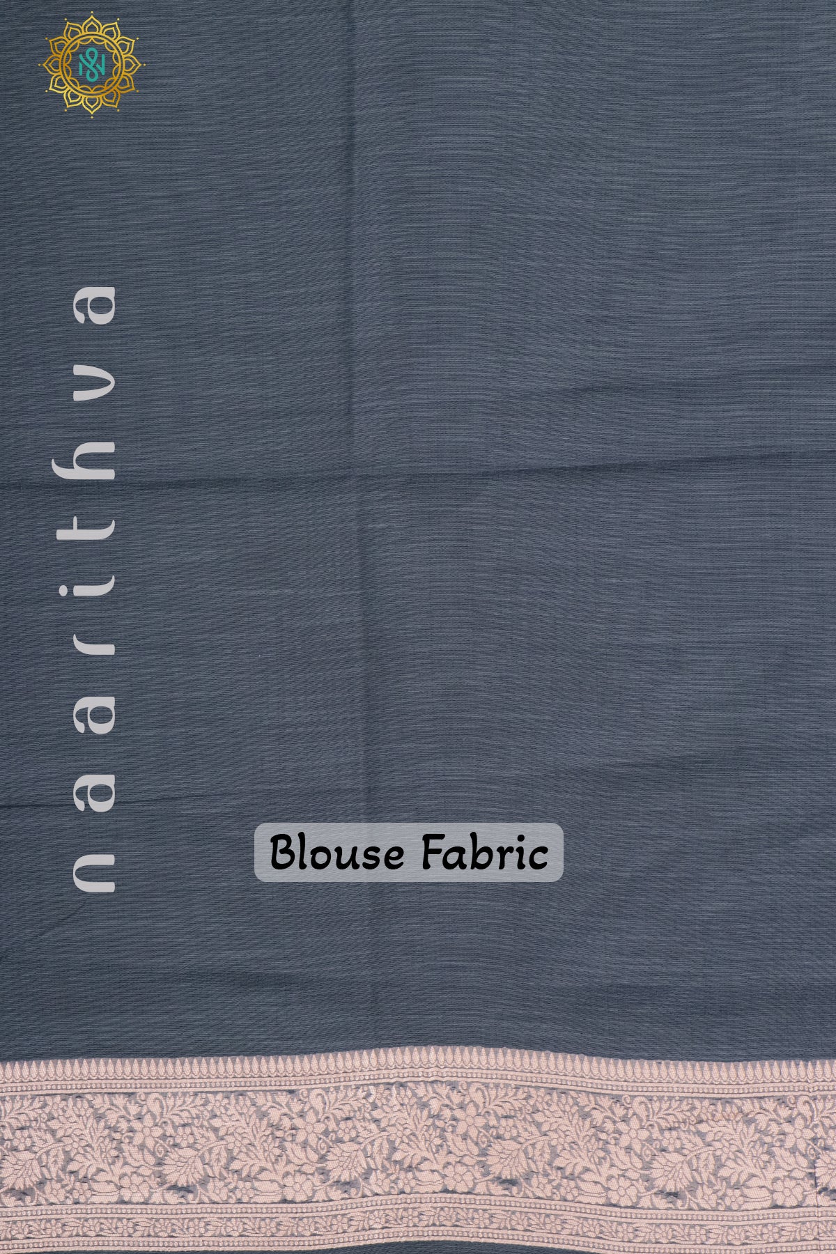 GREY - SEMI RAW SILK