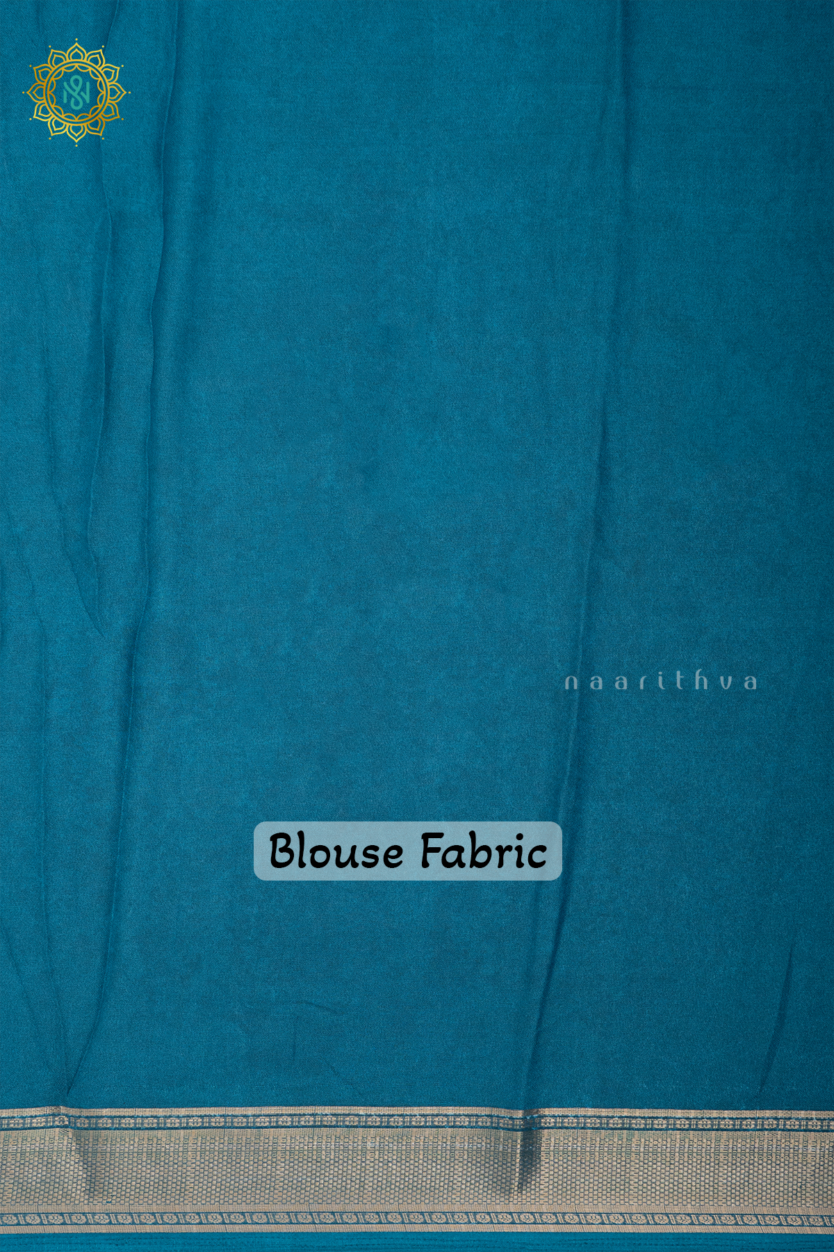 PINK WITH SKY BLUE - SEMI GEORGETTE