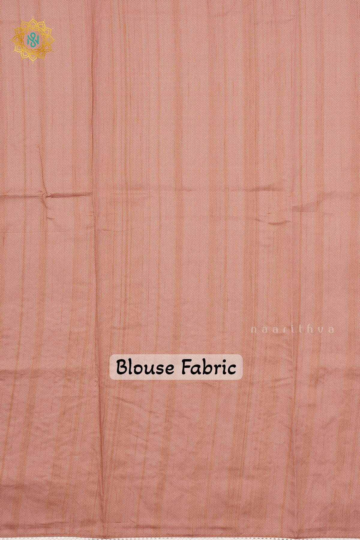 PEACH - SEMI TUSSAR SILK