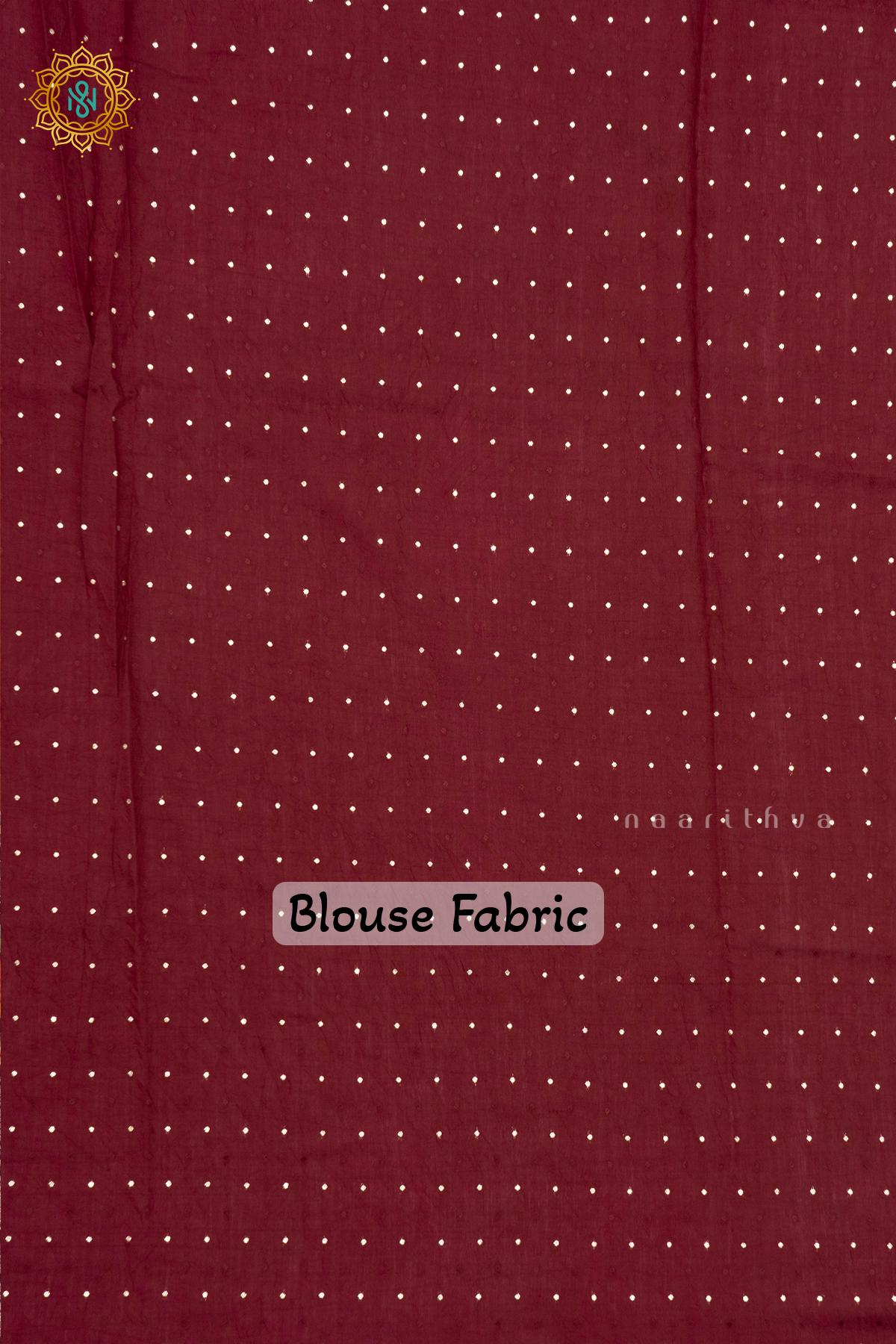 RUST ORANGE WITH WINE - SEMI CREPE SILK