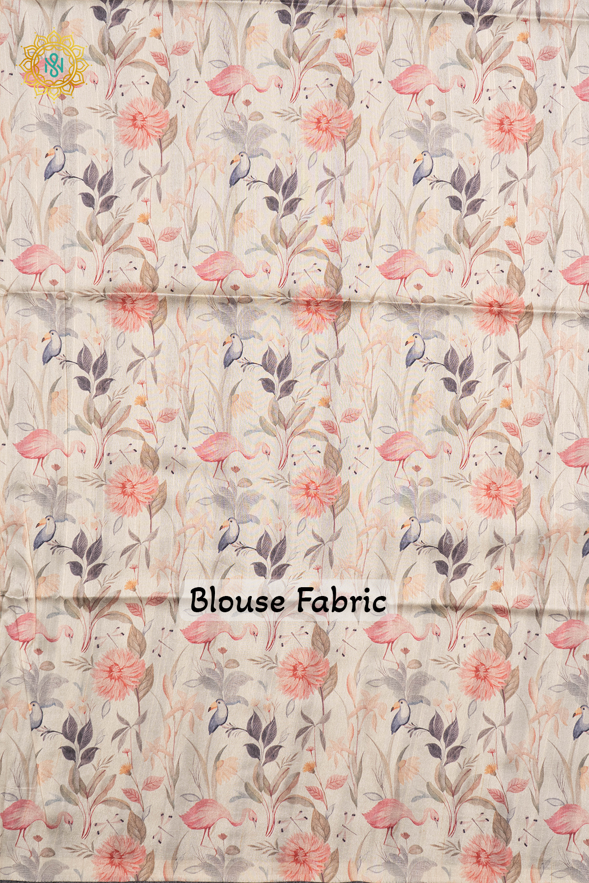 YELLOW WITH WHITE - SEMI TUSSAR SILK