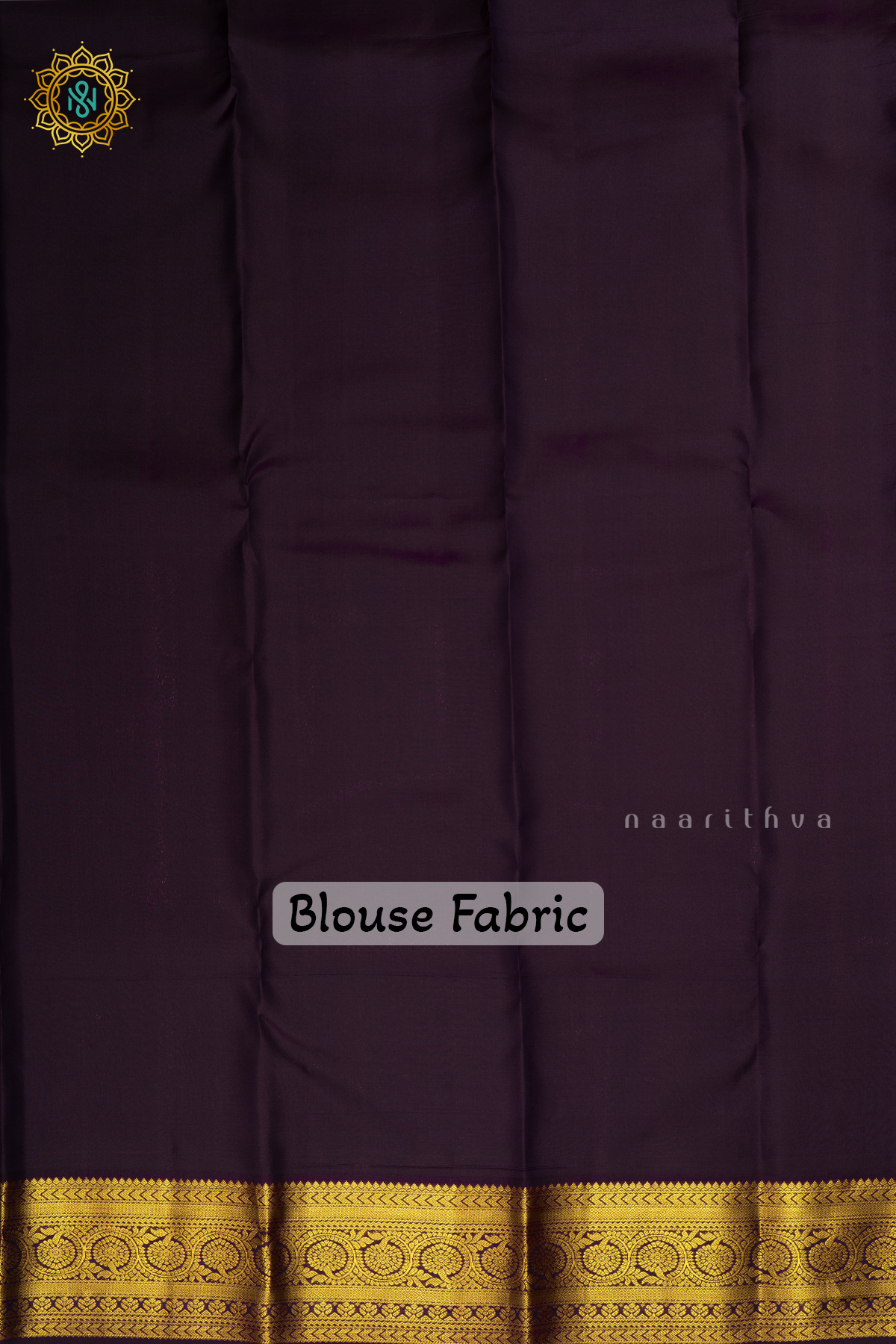 OFF WHITE WITH DEEP PURPLE - PURE KANJIVARAM SILK