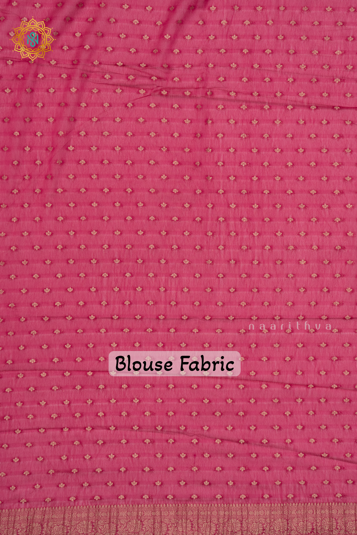 PURPLE WITH PINK - SEMI CREPE GEORGETTE