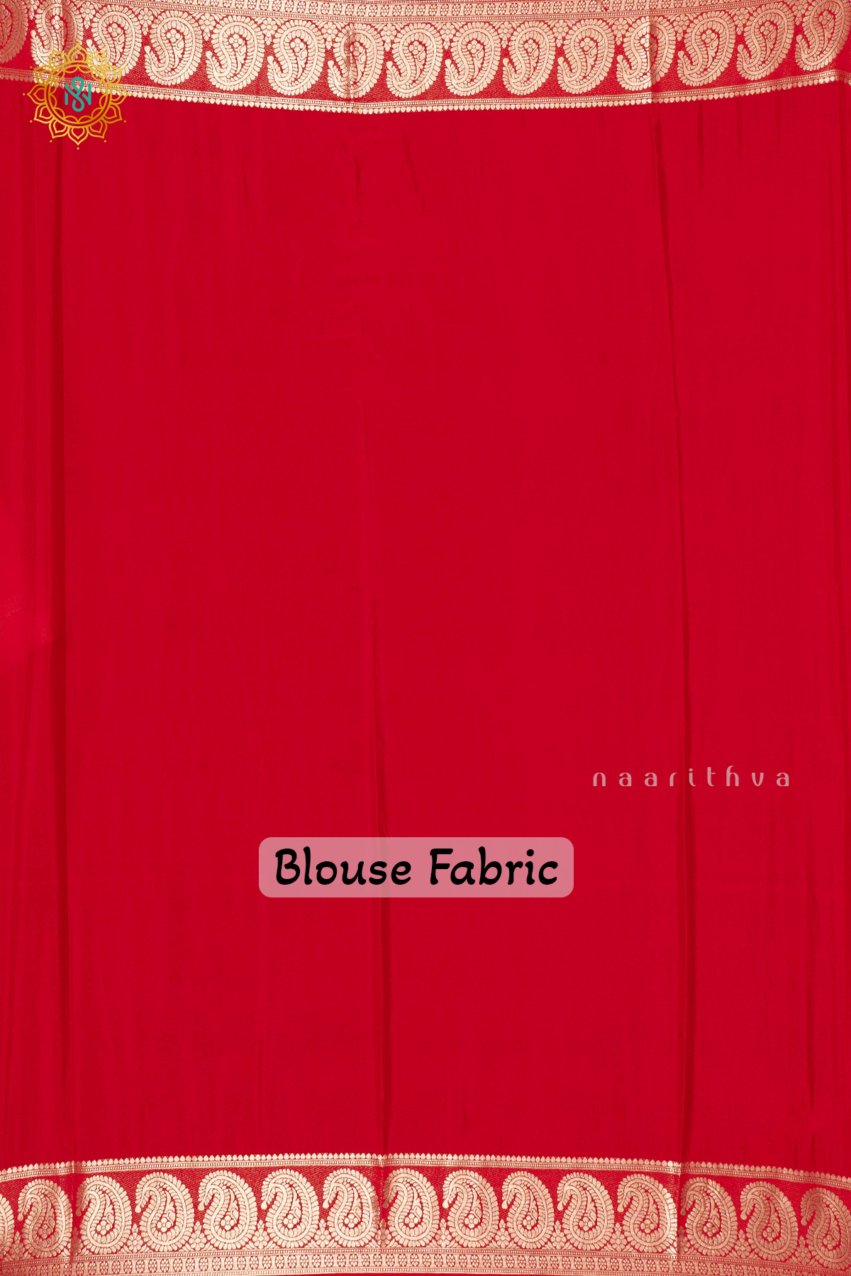 RED - SEMI MYSORE CREPE SILK