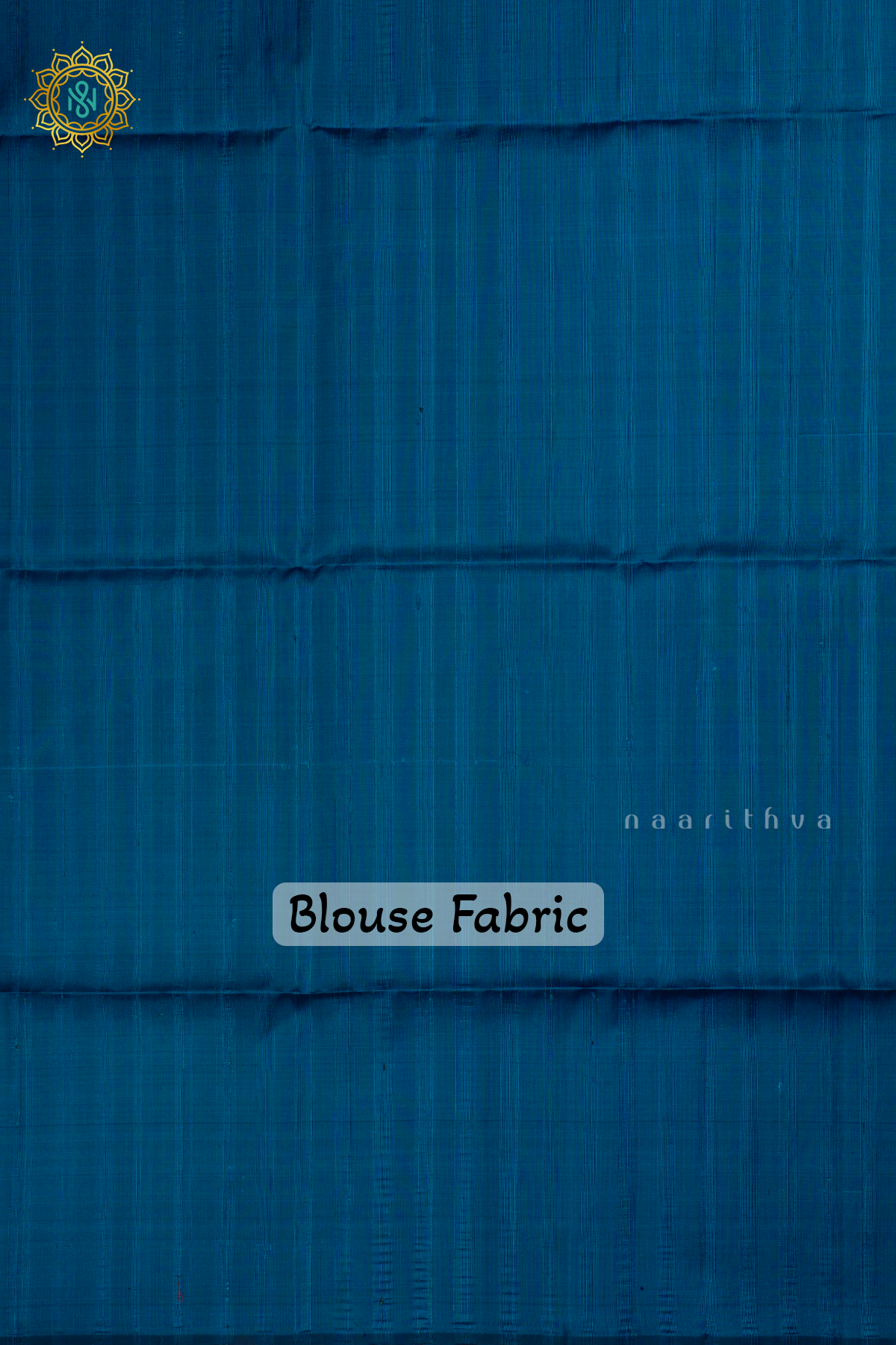 Navy Blue with Sky Blue Pure Kanjivaram Soft Silk Saree With Plain Body And Contrast Temple Rising Border, Pallu