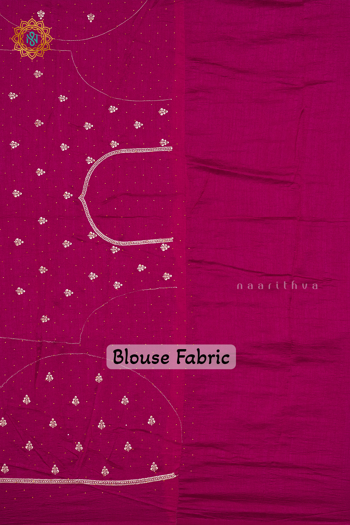 CYAN GREEN WITH PINK - PARTY WEAR TUSSAR GEORGETTE