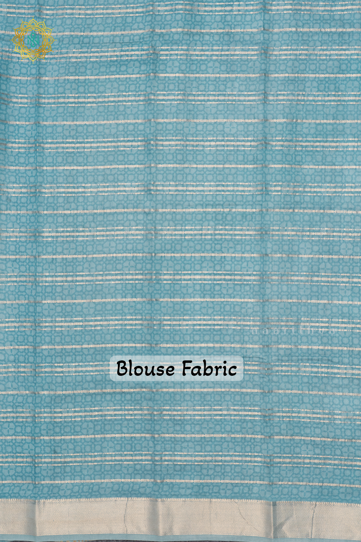 BLACK WITH AQUA BLUE - BUTTER CREPE