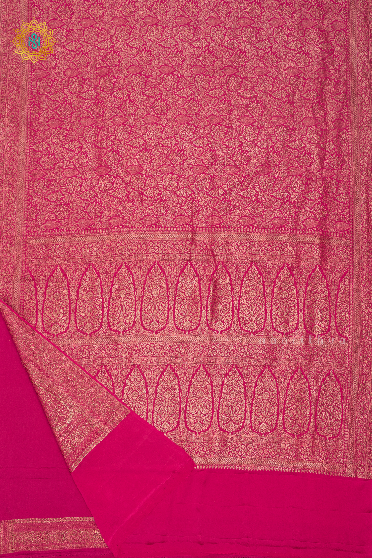 PINK - PURE BANARASI CREPE