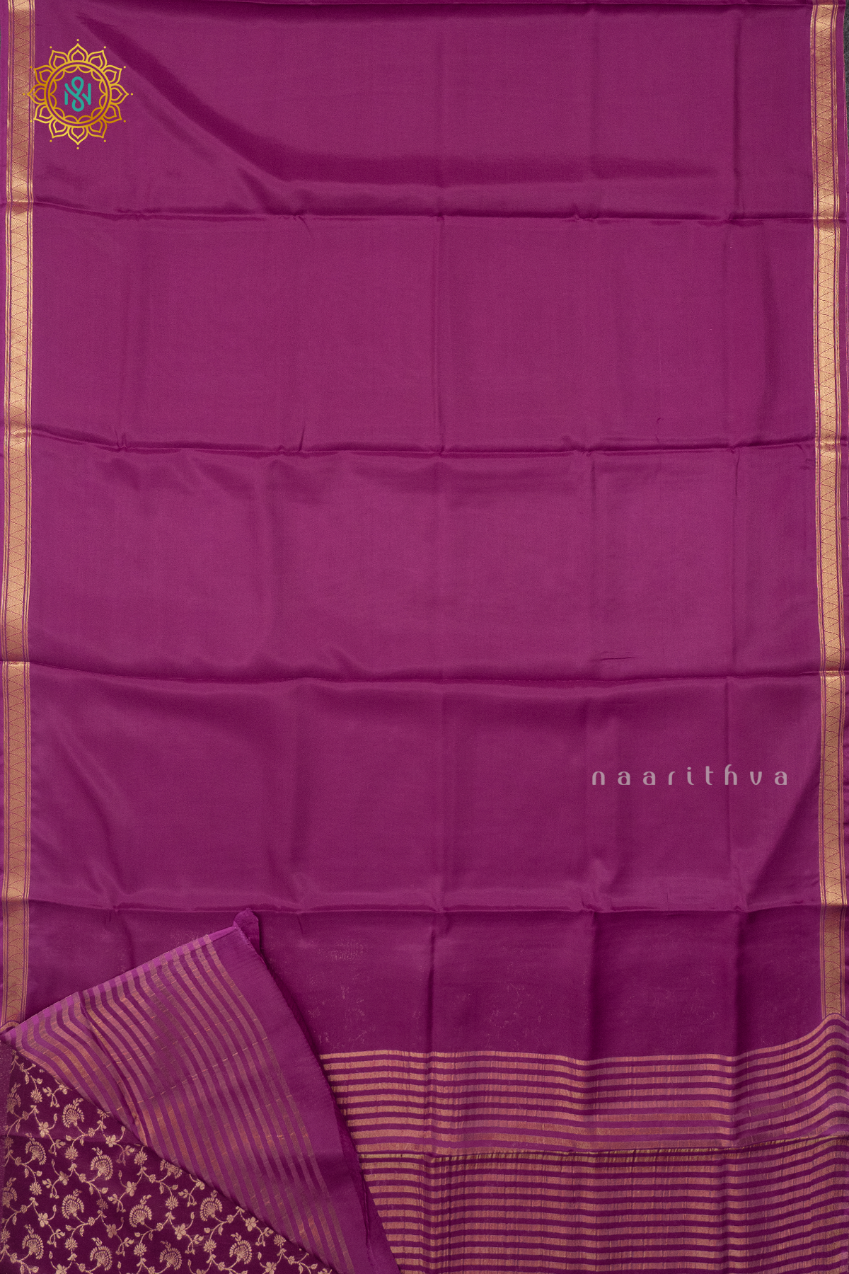 WINE - SEMI MYSORE CREPE SILK