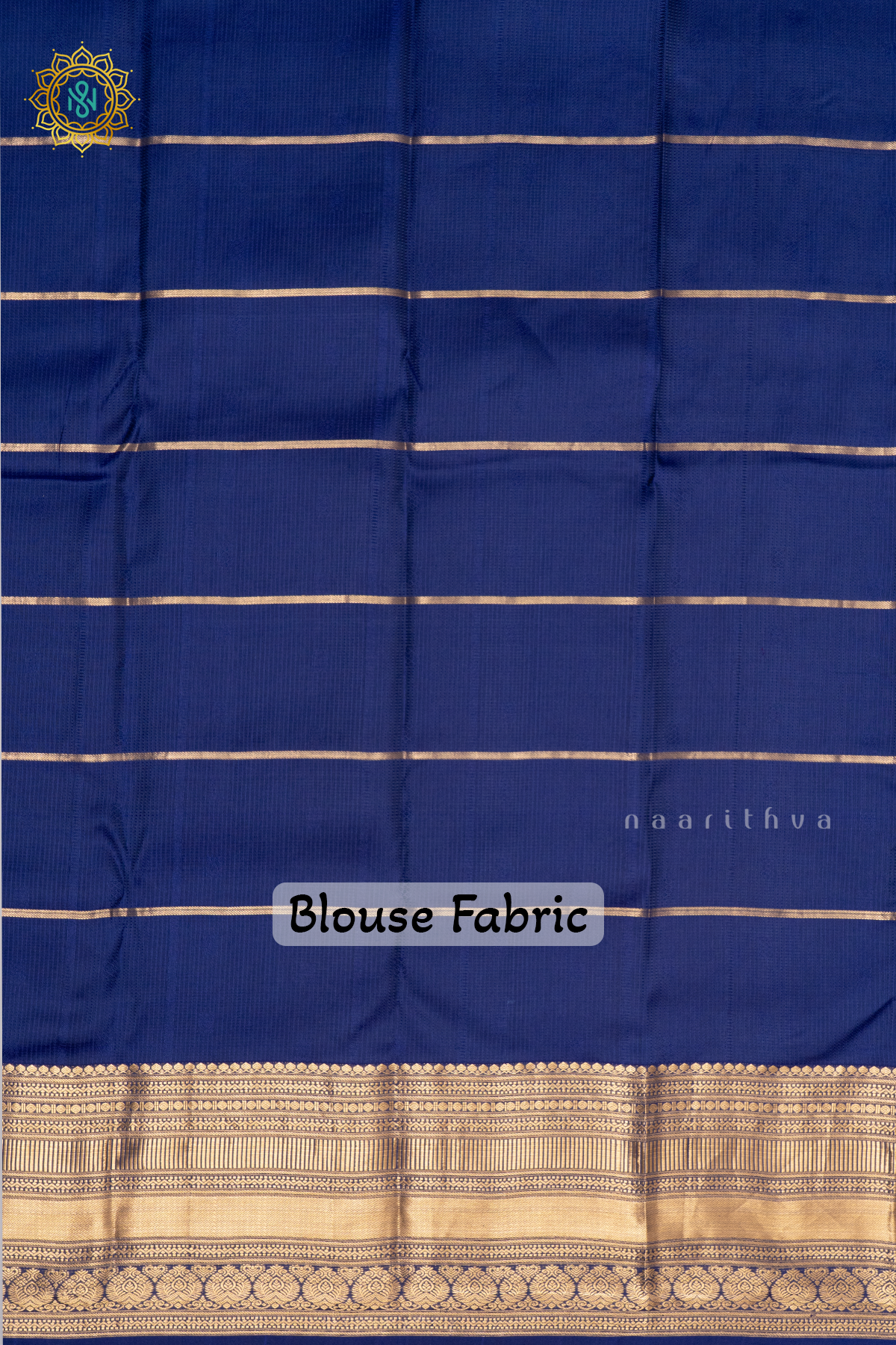 GREEN WITH BLUE - KANJIVARAM PURE MIX