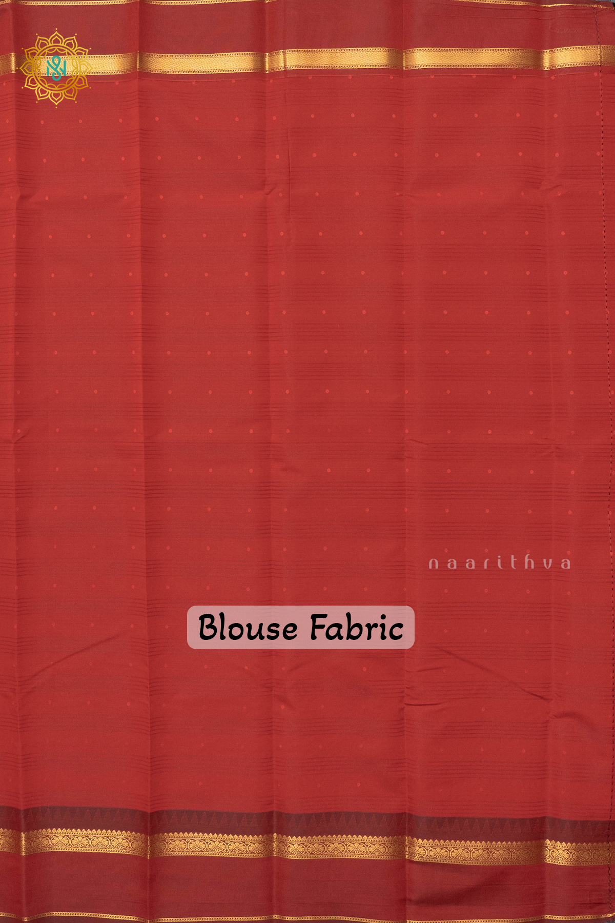 SAGE GREEN WITH RED - SEMI KANCHI