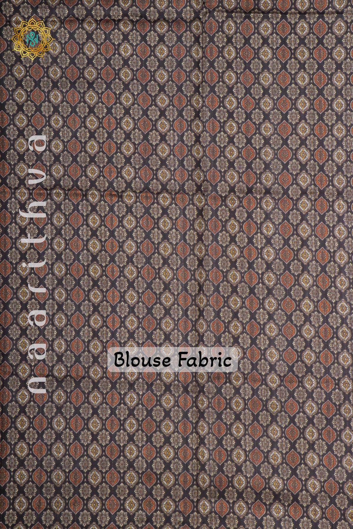 PEACHISH PINK WITH BOTTLE GREEN - JUTE COTTON