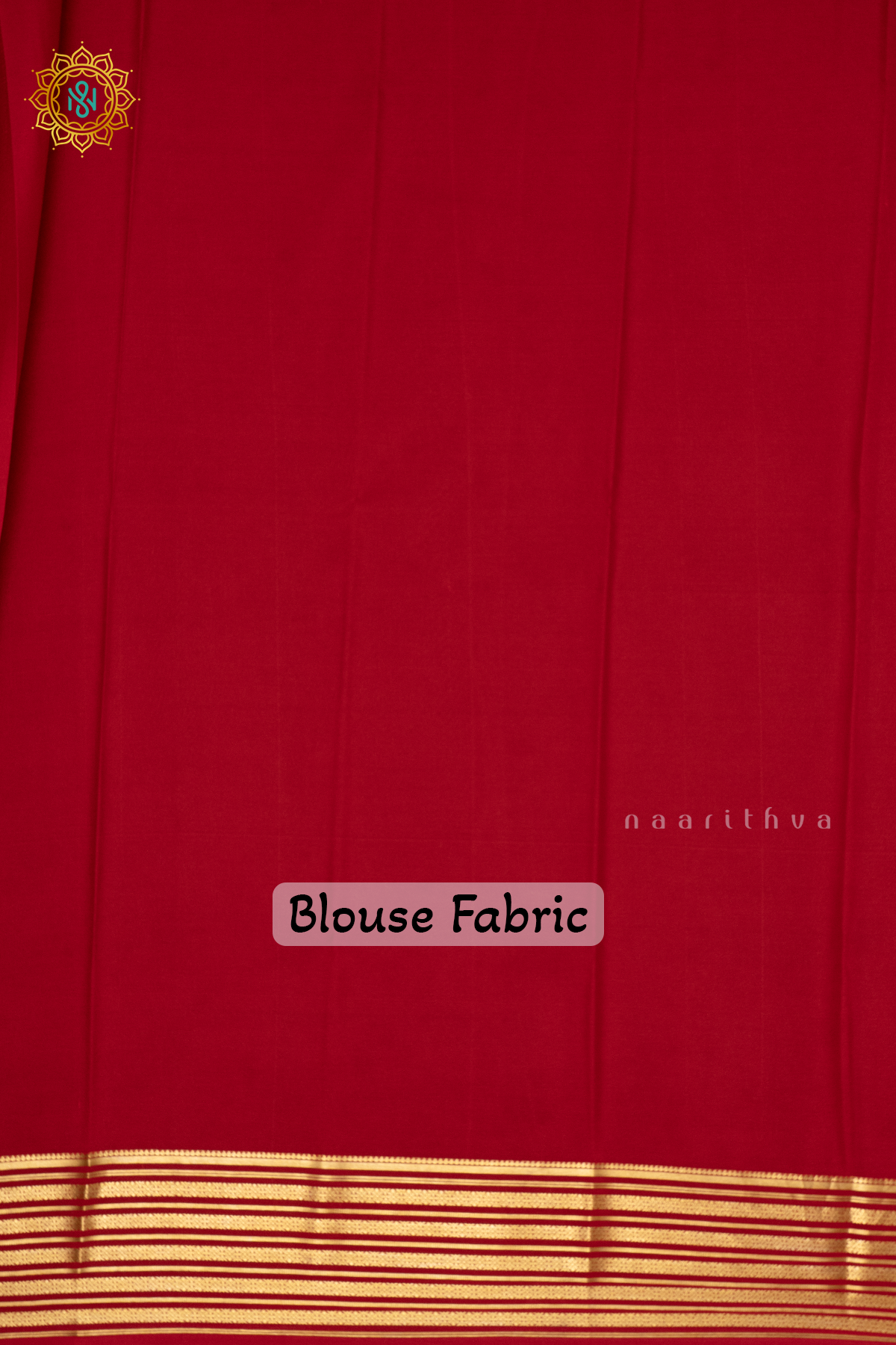 RED - PURE MYSORE CREPE SILK