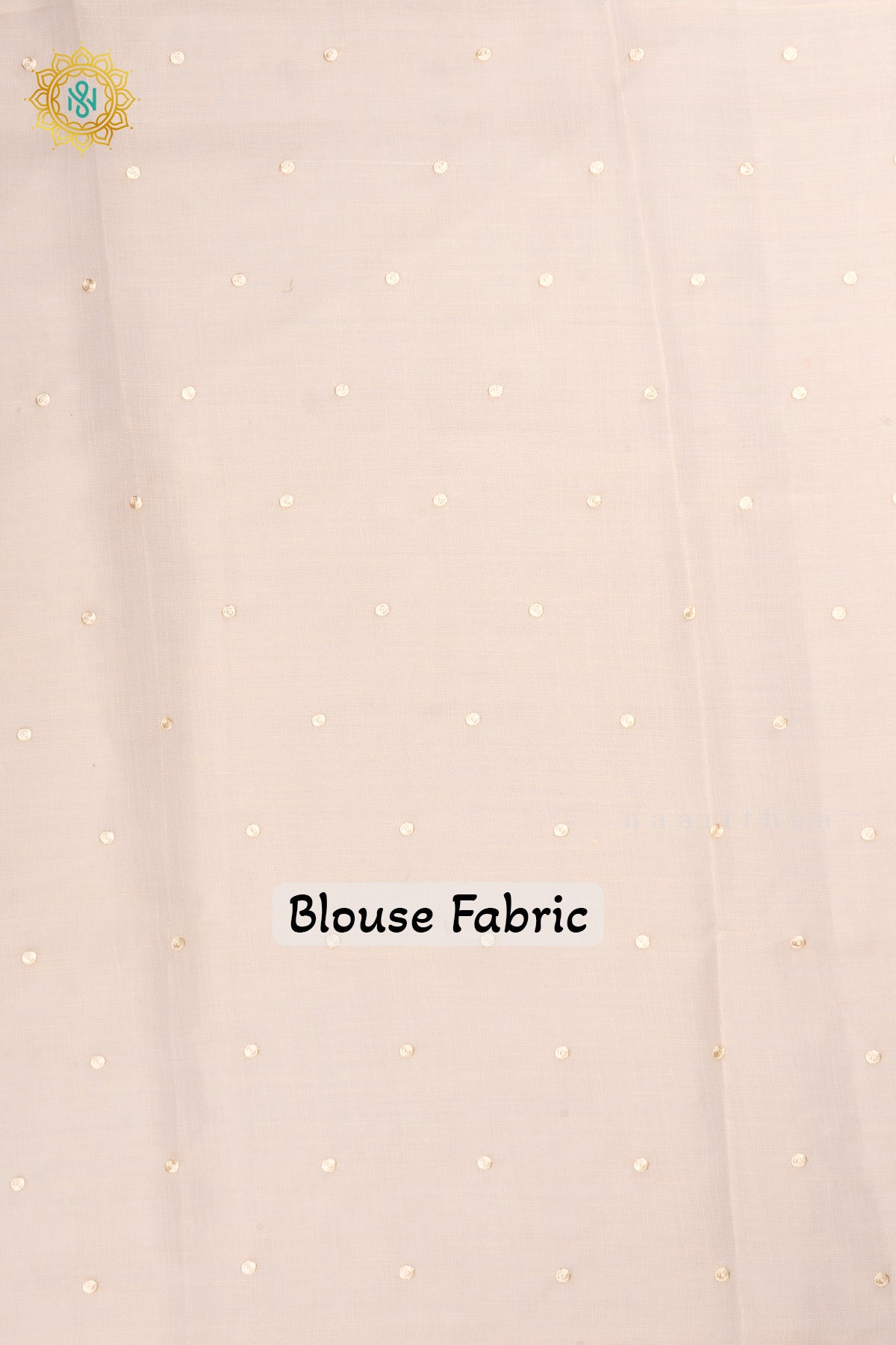 Off white Linen Tissue Saree with All-Over Embroidered Buttas on the Body, Featuring an Embroidery Border and Pallu
