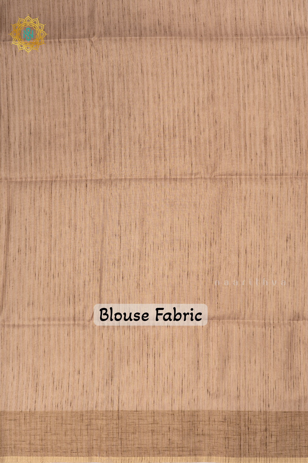 Yellow with Beige - Semi Tussar Silk saree Allover Plain Body with Contrast Border, Pallu and Blouse