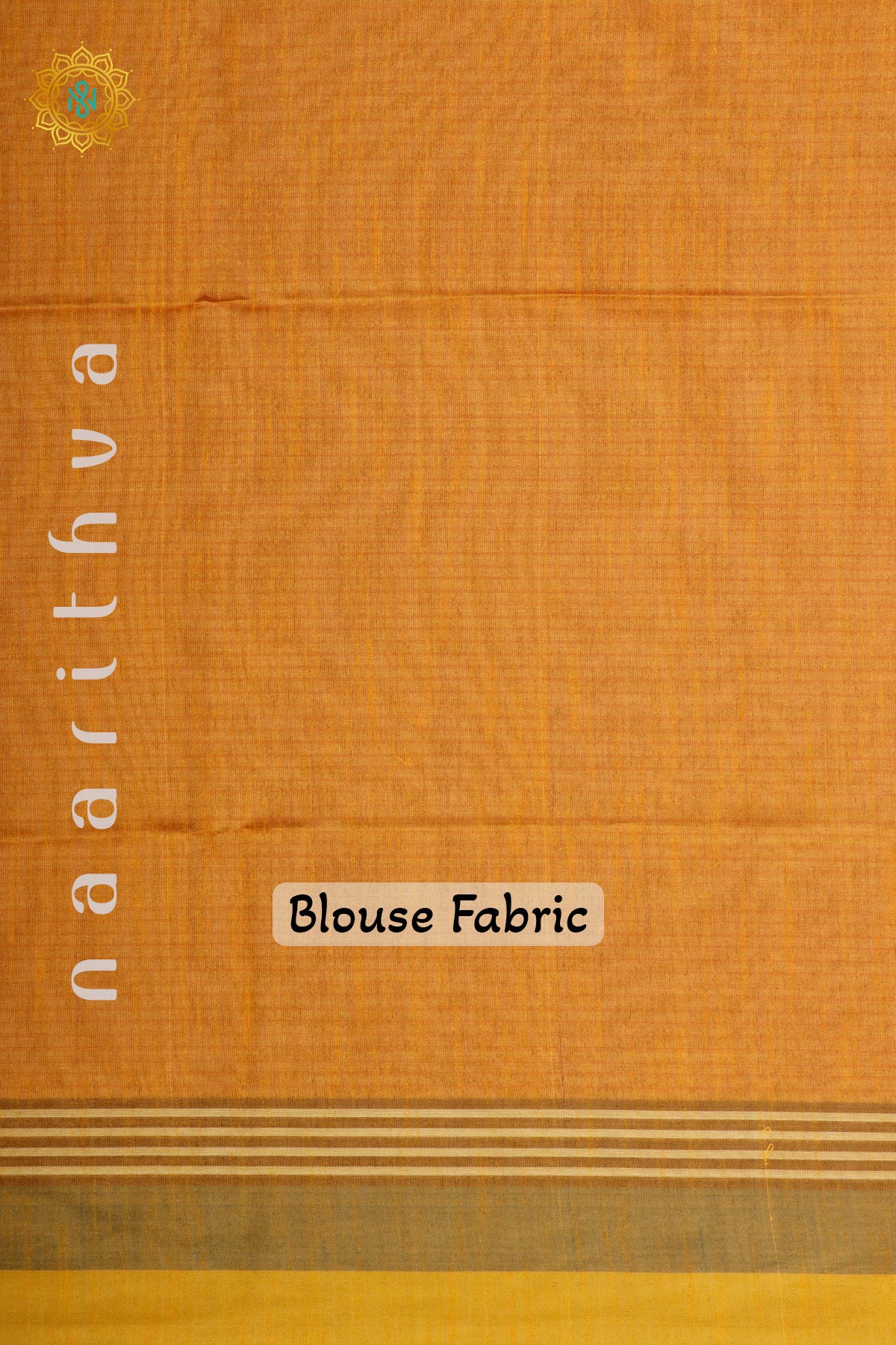 RED WITH YELLOW - SEMI RAW SILK