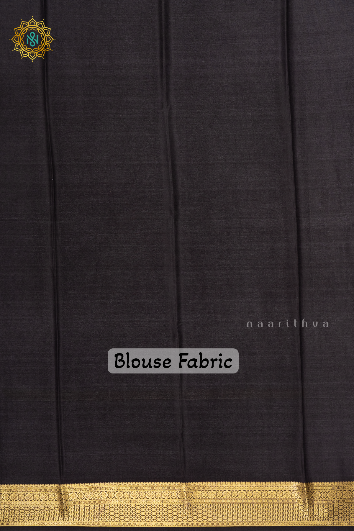 LAVENDER WITH BLACK & PINK - PURE MYSORE CREPE SILK