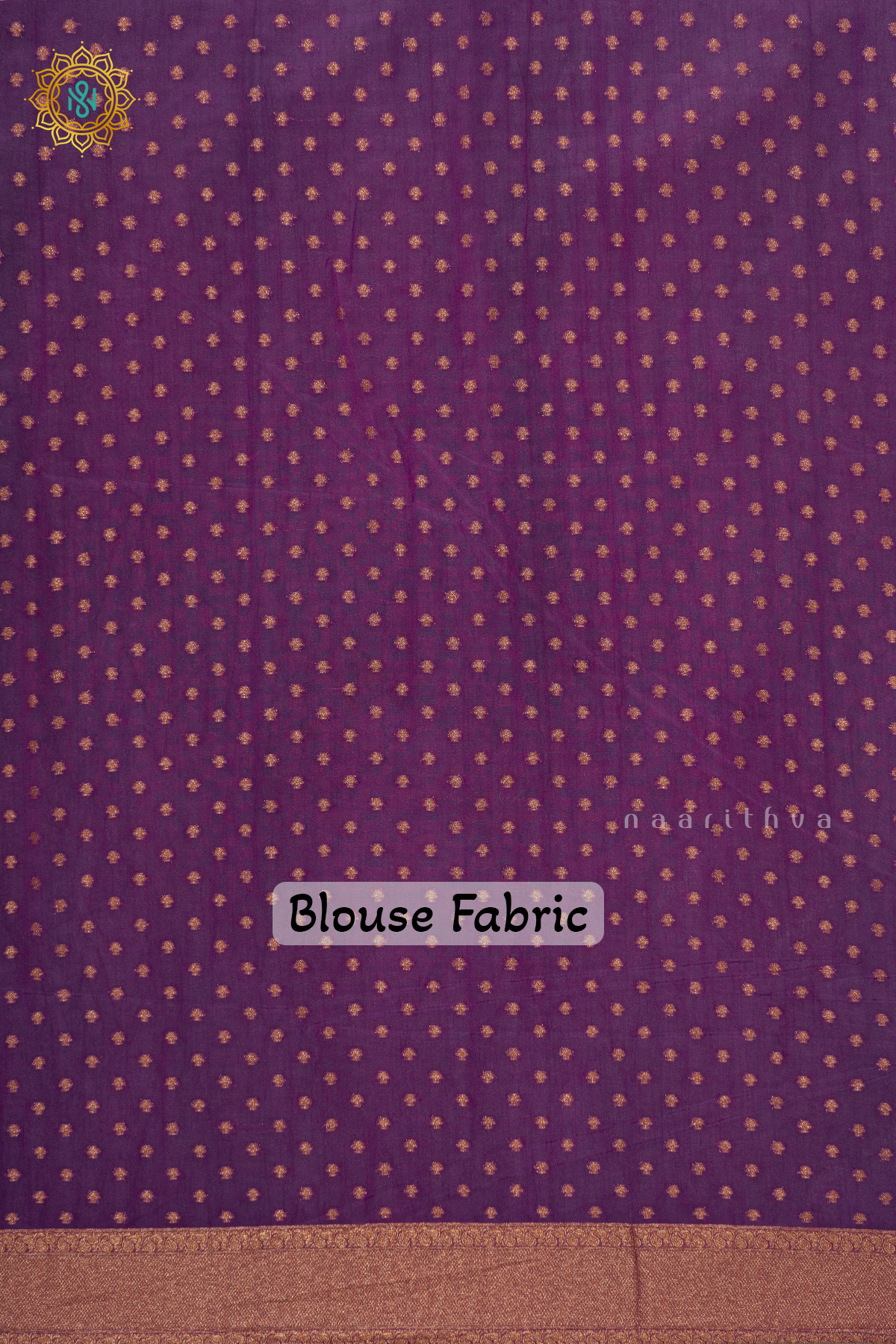 AQUA GREEN WITH PURPLE - SEMI CREPE GEORGETTE