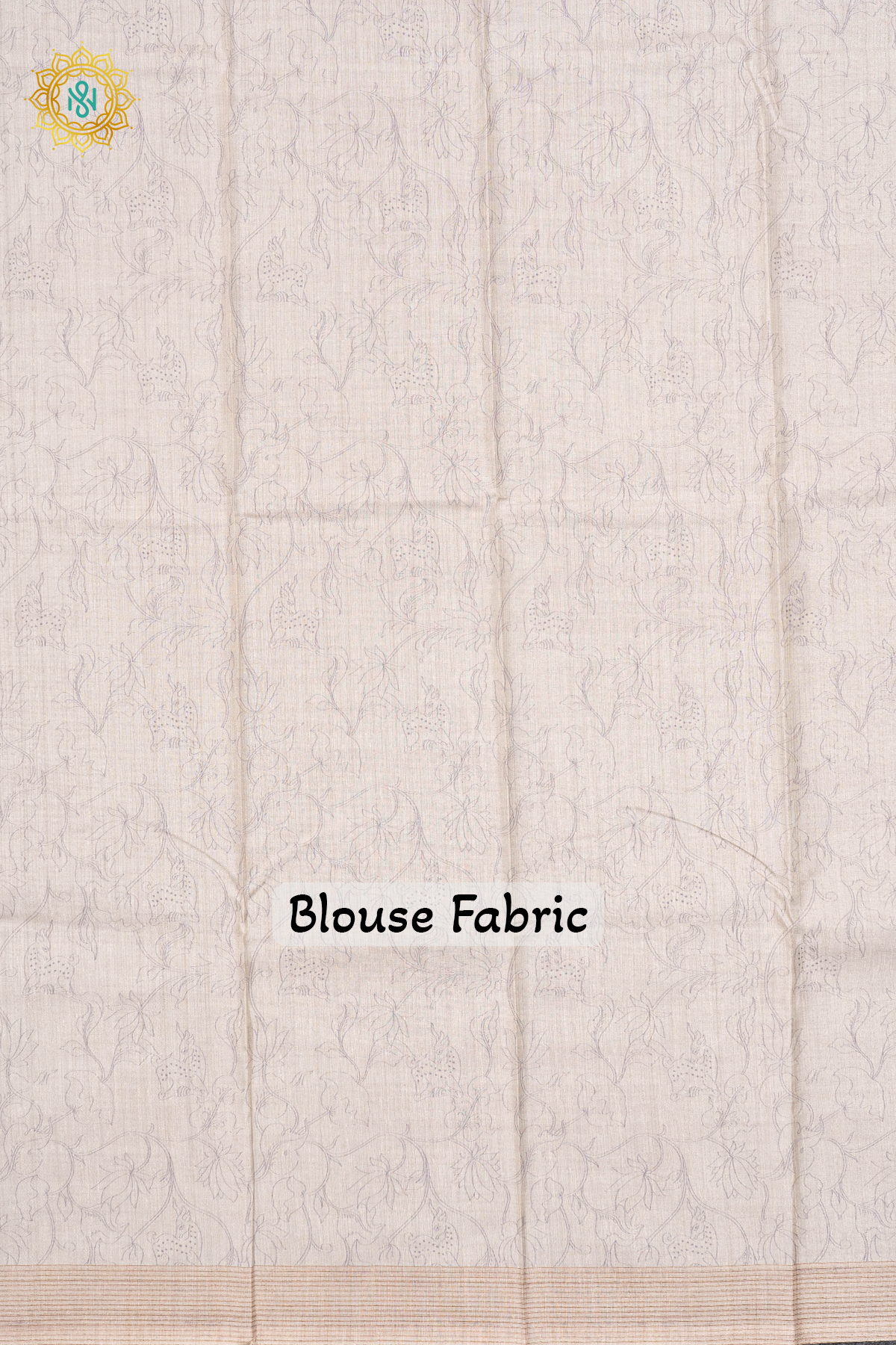 BLACK WITH OFF WHITE - SEMI TUSSAR