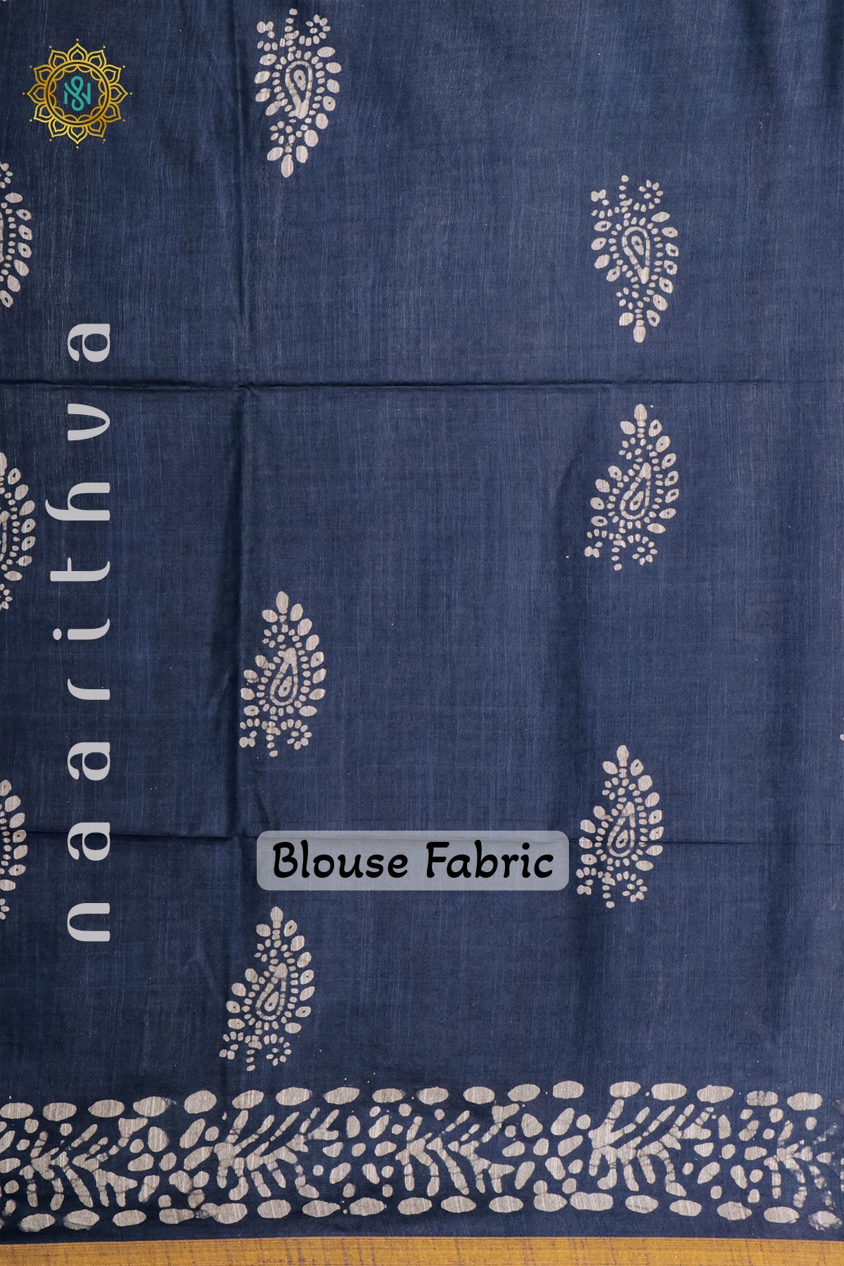 RED WITH BLUE - SLUB COTTON