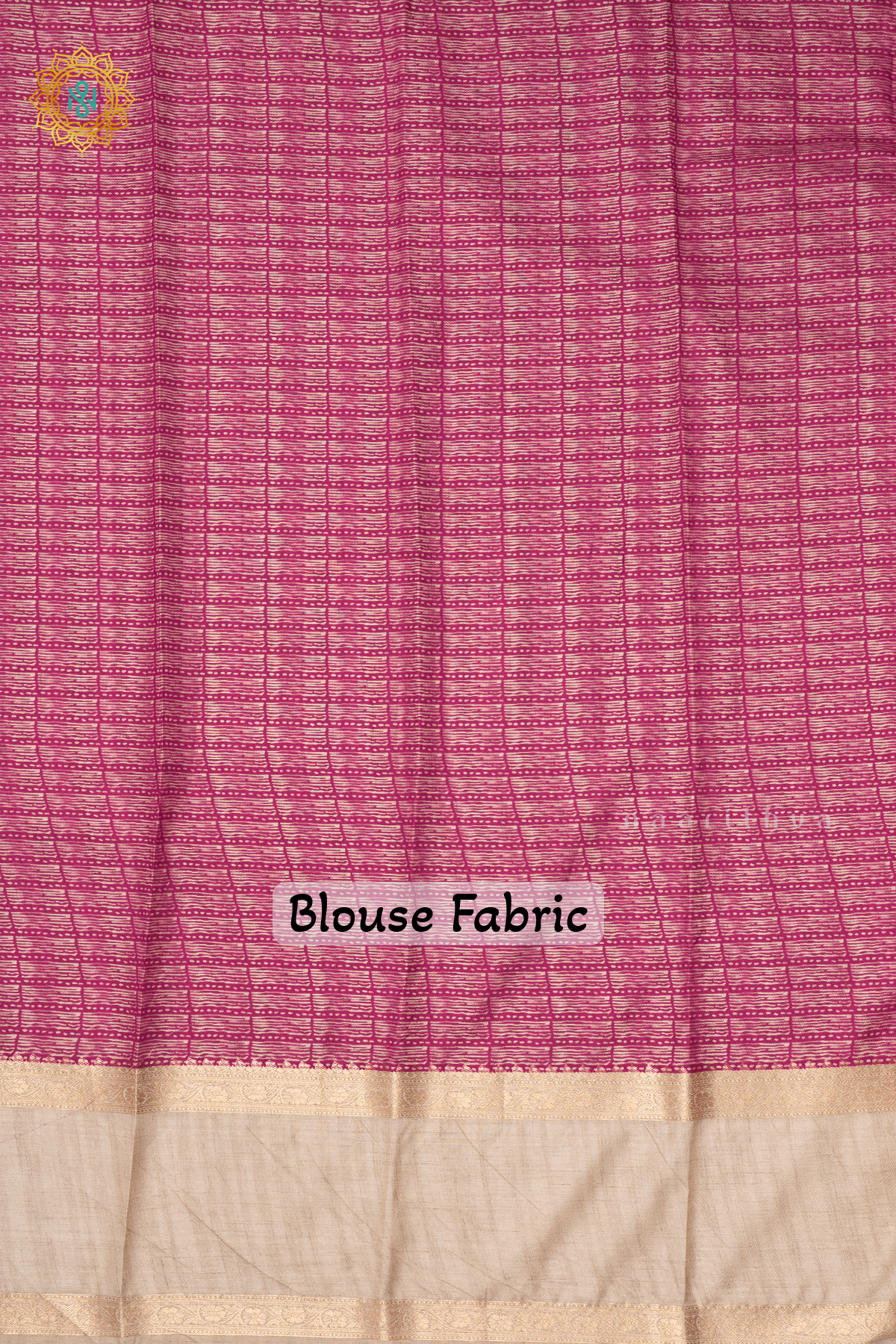 PINK WITH BEIGE - SEMI TUSSAR SILK