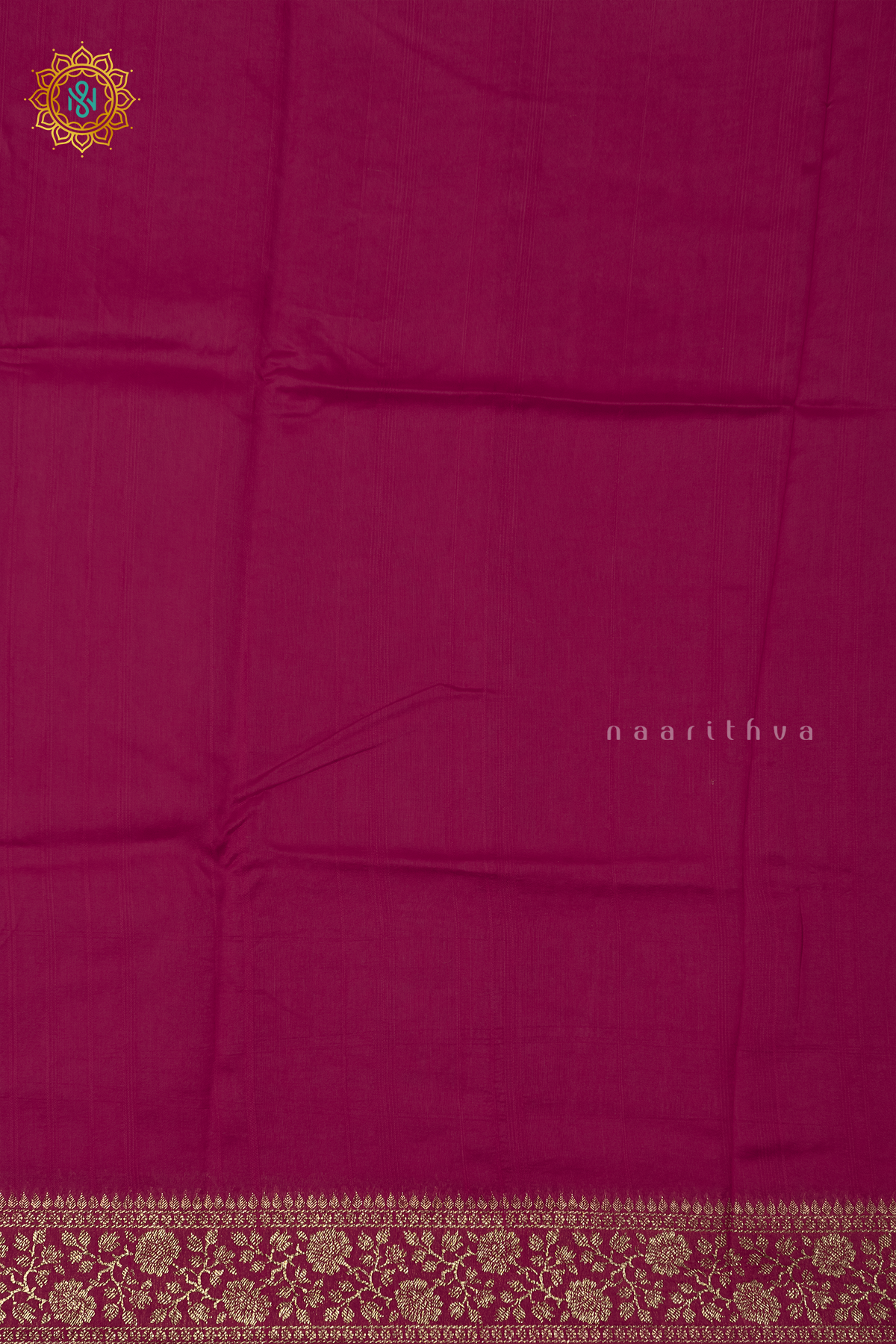 PINK WITH PURPLE - SEMI TUSSAR SILK