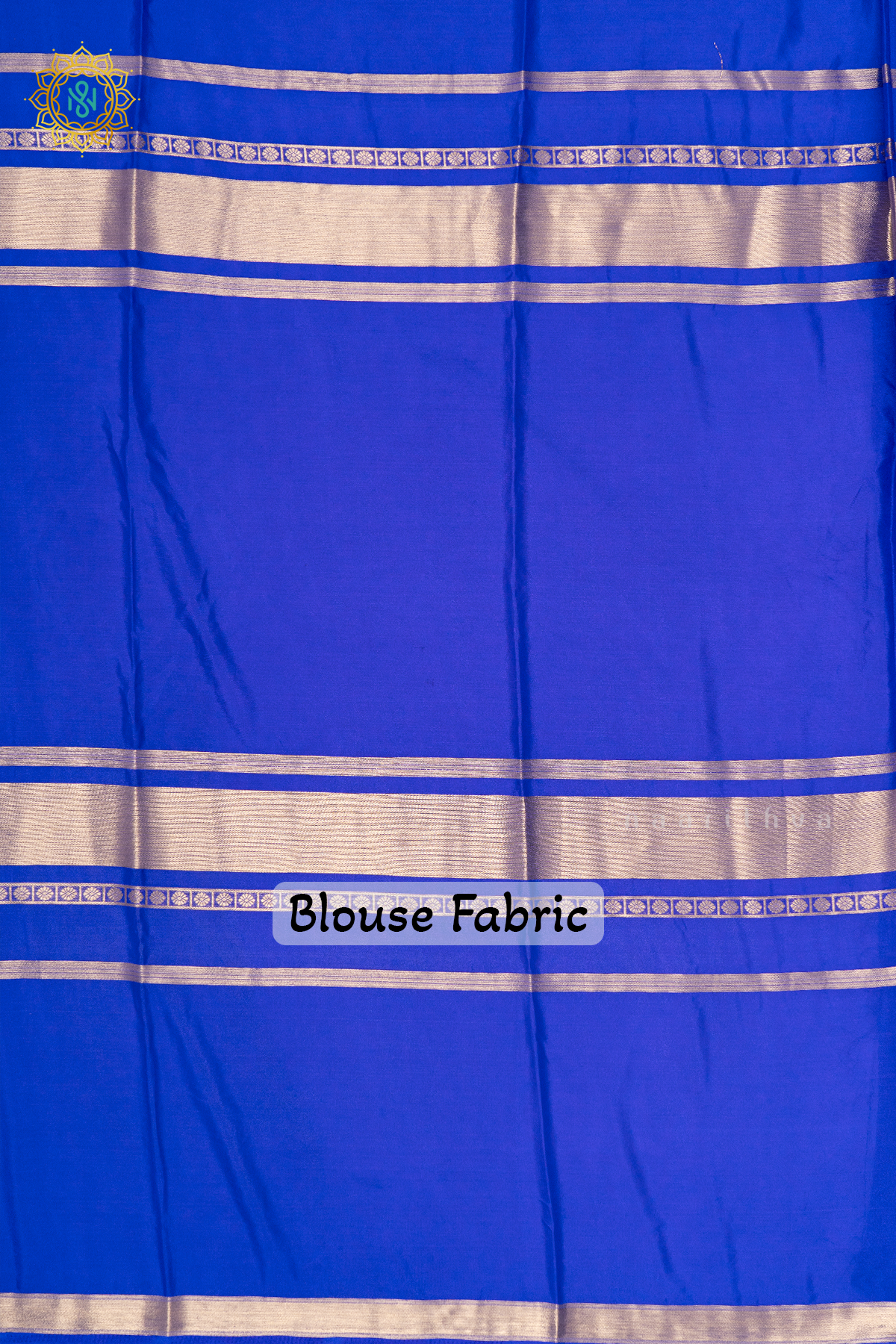 ROYAL BLUE - SEMI MYSORE CREPE SILK