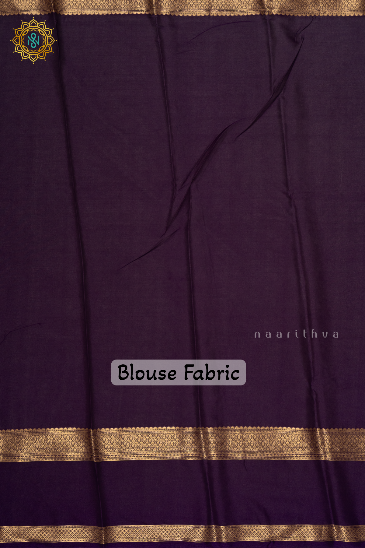 PINK WITH PURPLE - SEMI MYSORE CREPE SILK