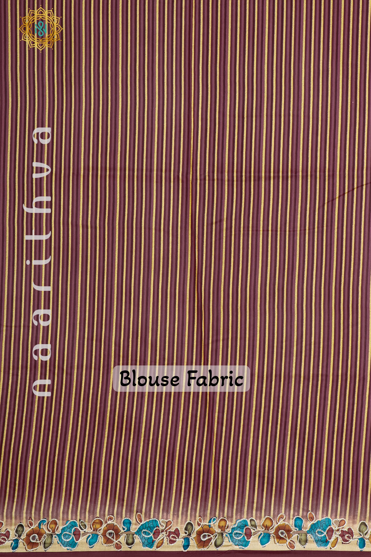 MAROON - SEMI TUSSAR SILK