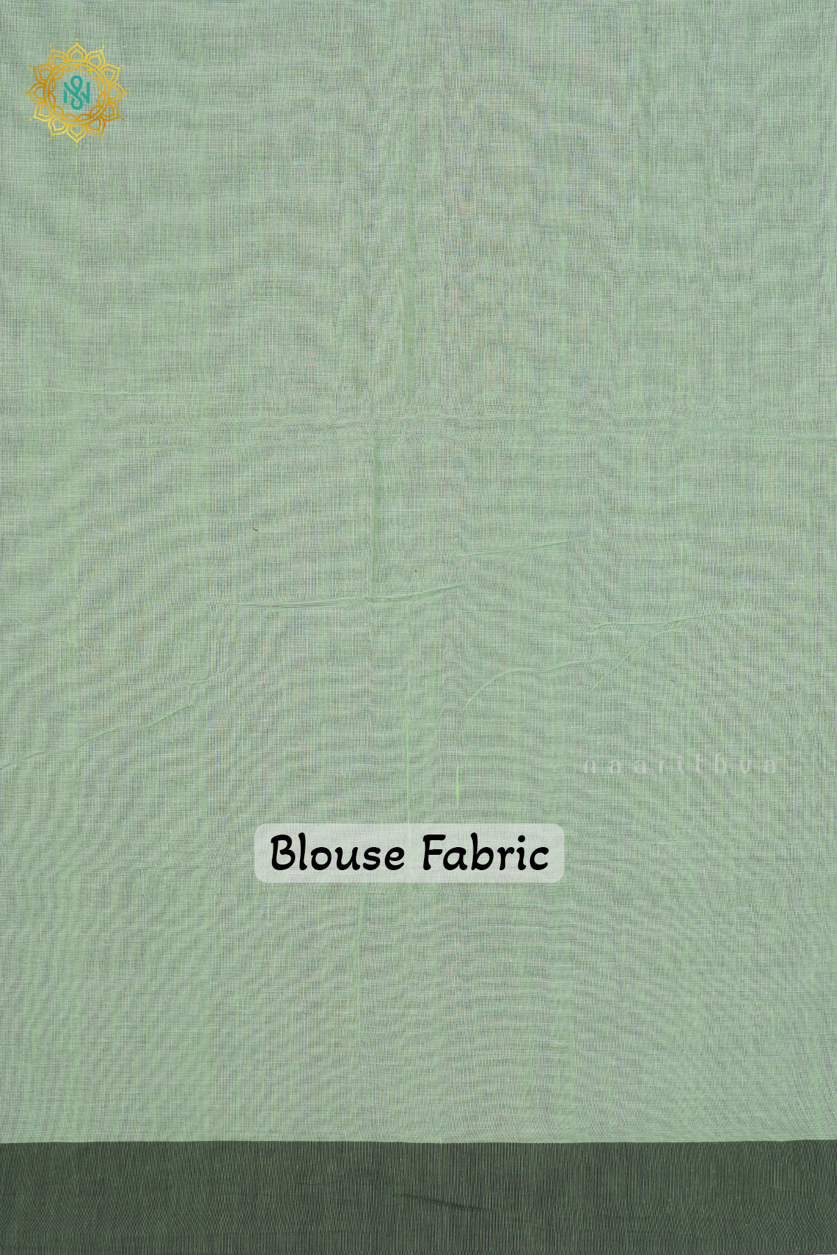 LIGHT GREEN WITH BLACK - MUL COTTON