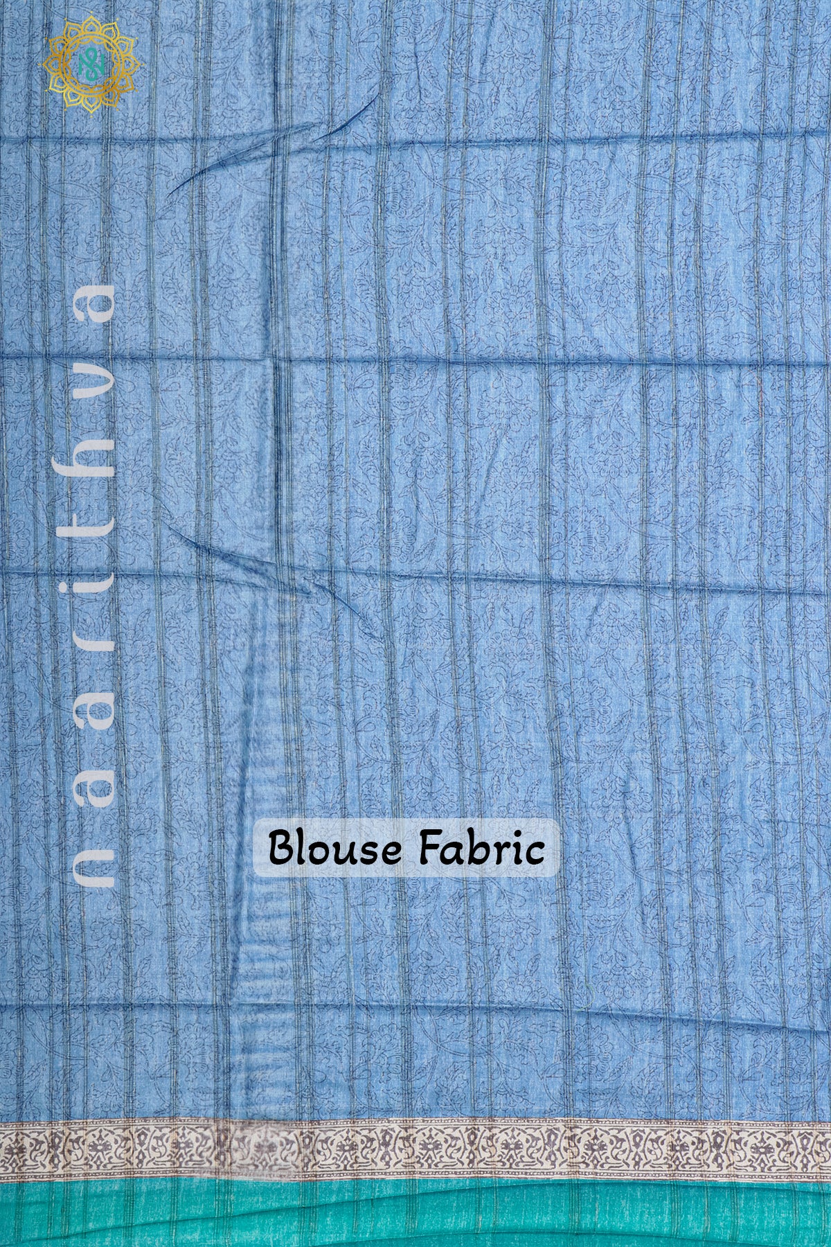 AQUA BLUE WITH CYAN GREEN - KOTHA TUSSAR