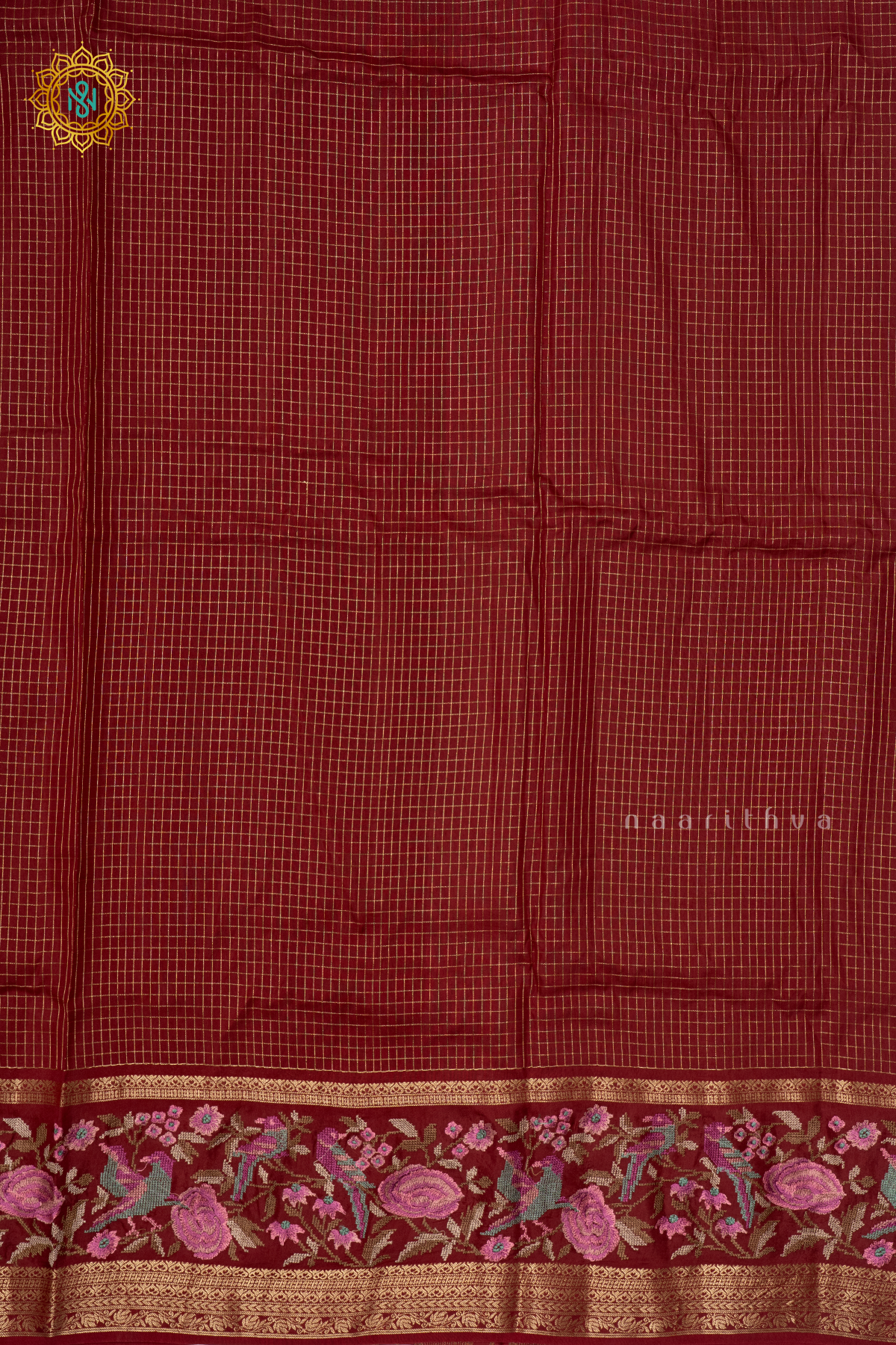 BROWN - SEMI CREPE SILK