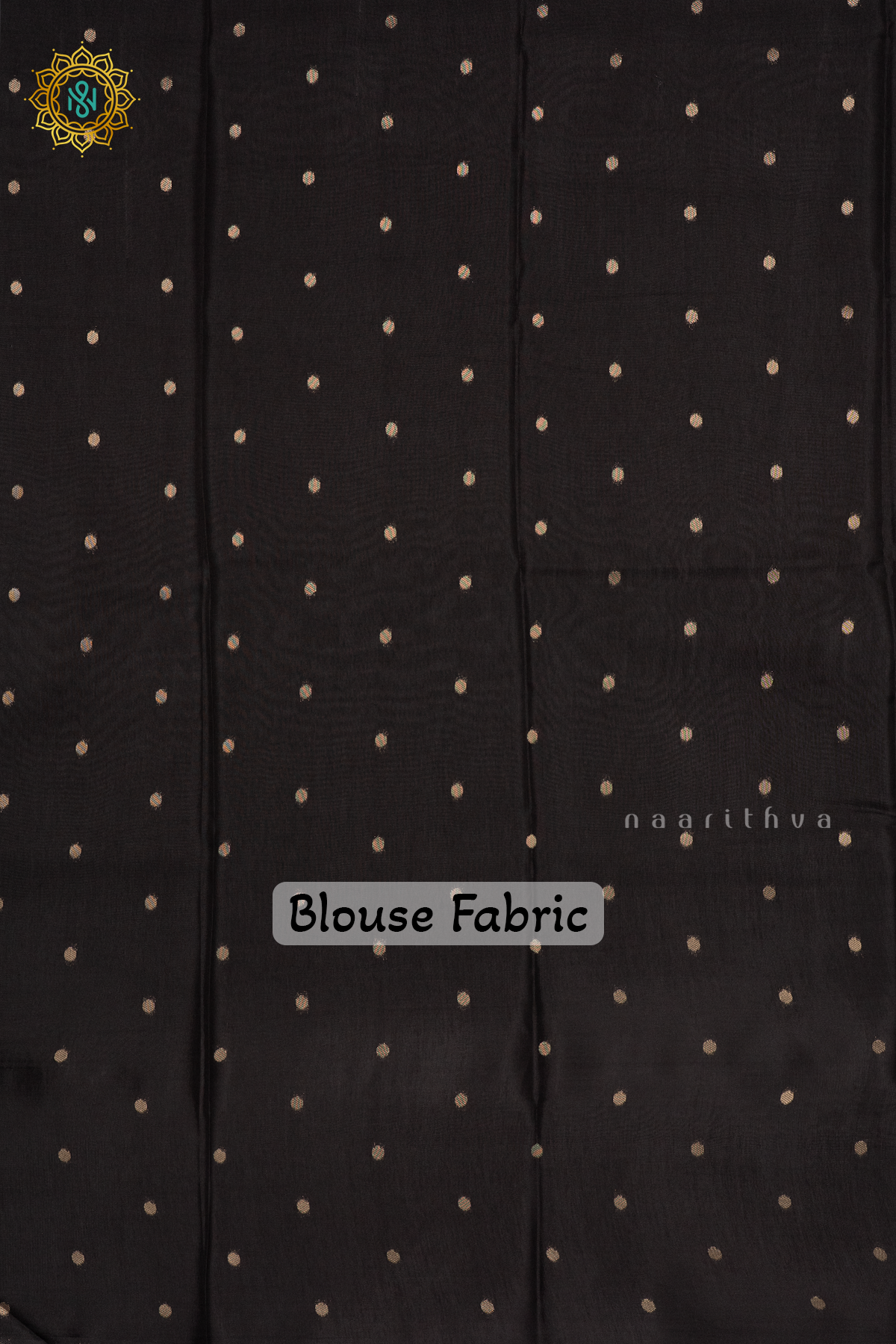 BLACK - SEMI MYSORE CRPE SILK