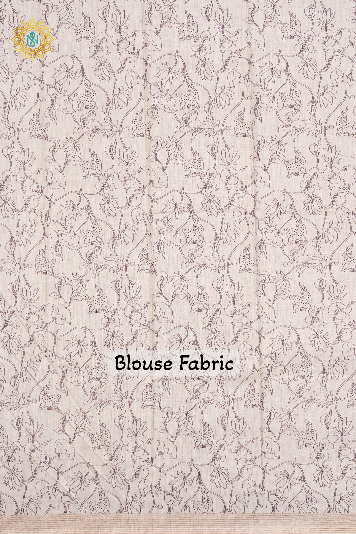 BROWN WITH OFF WHITE - SEMI TUSSAR