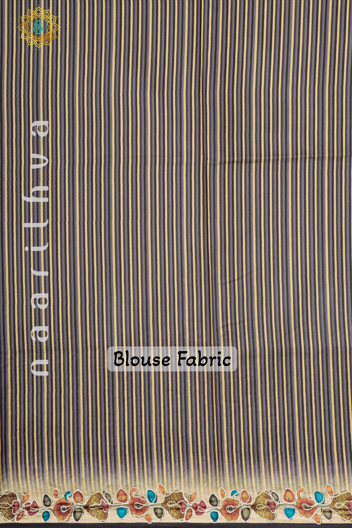 BLACK - SEMI TUSSAR SILK