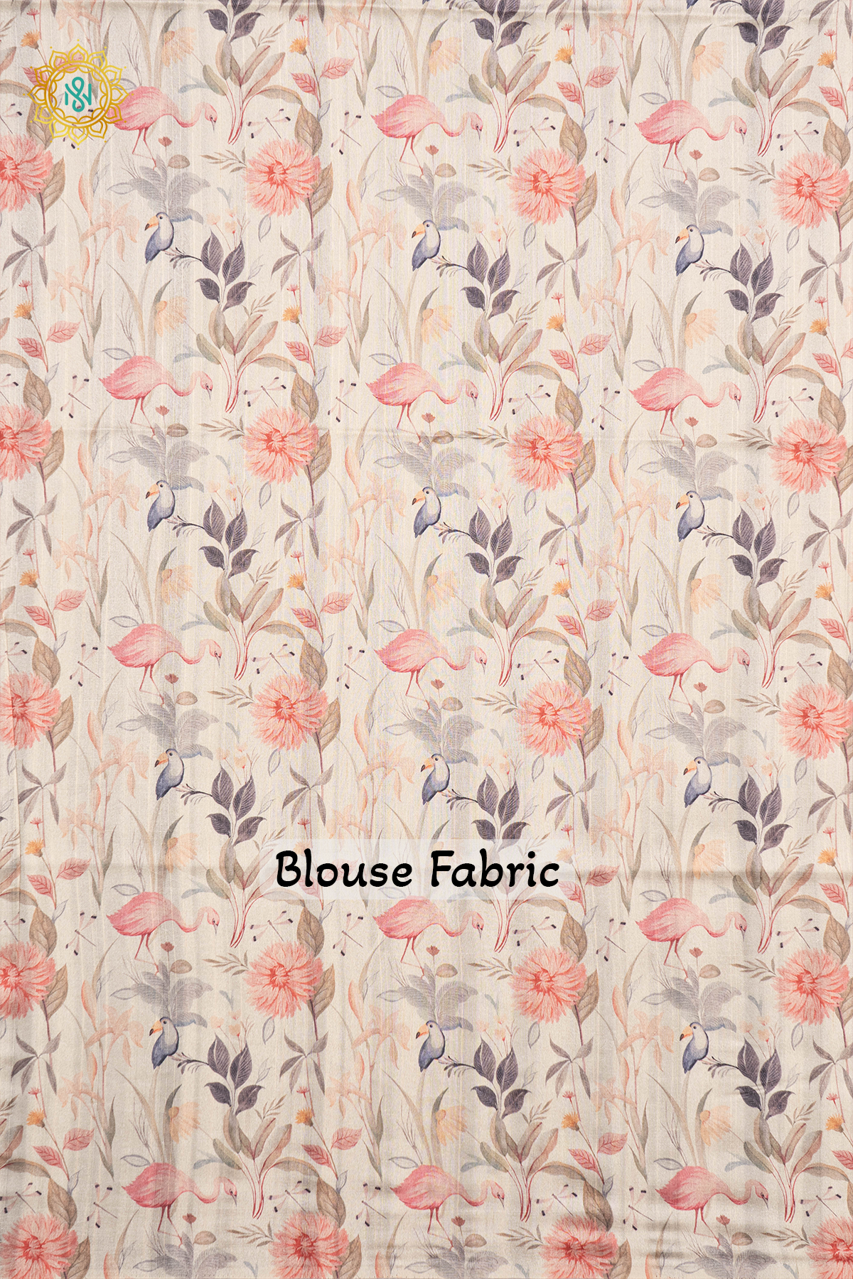 RED WITH WHITE - SEMI TUSSAR SILK