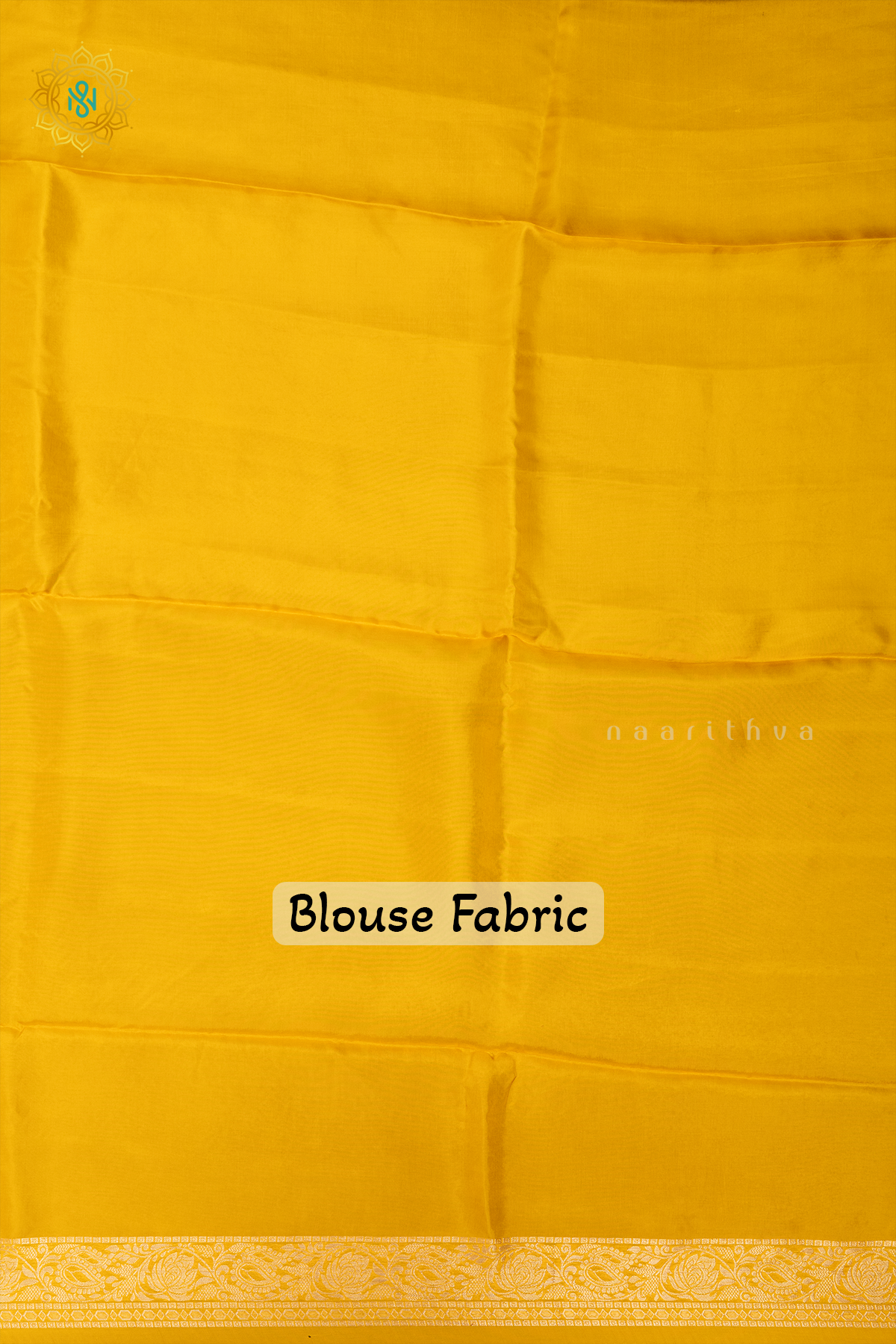 GREEN WITH YELLOW - SATIN CREPE