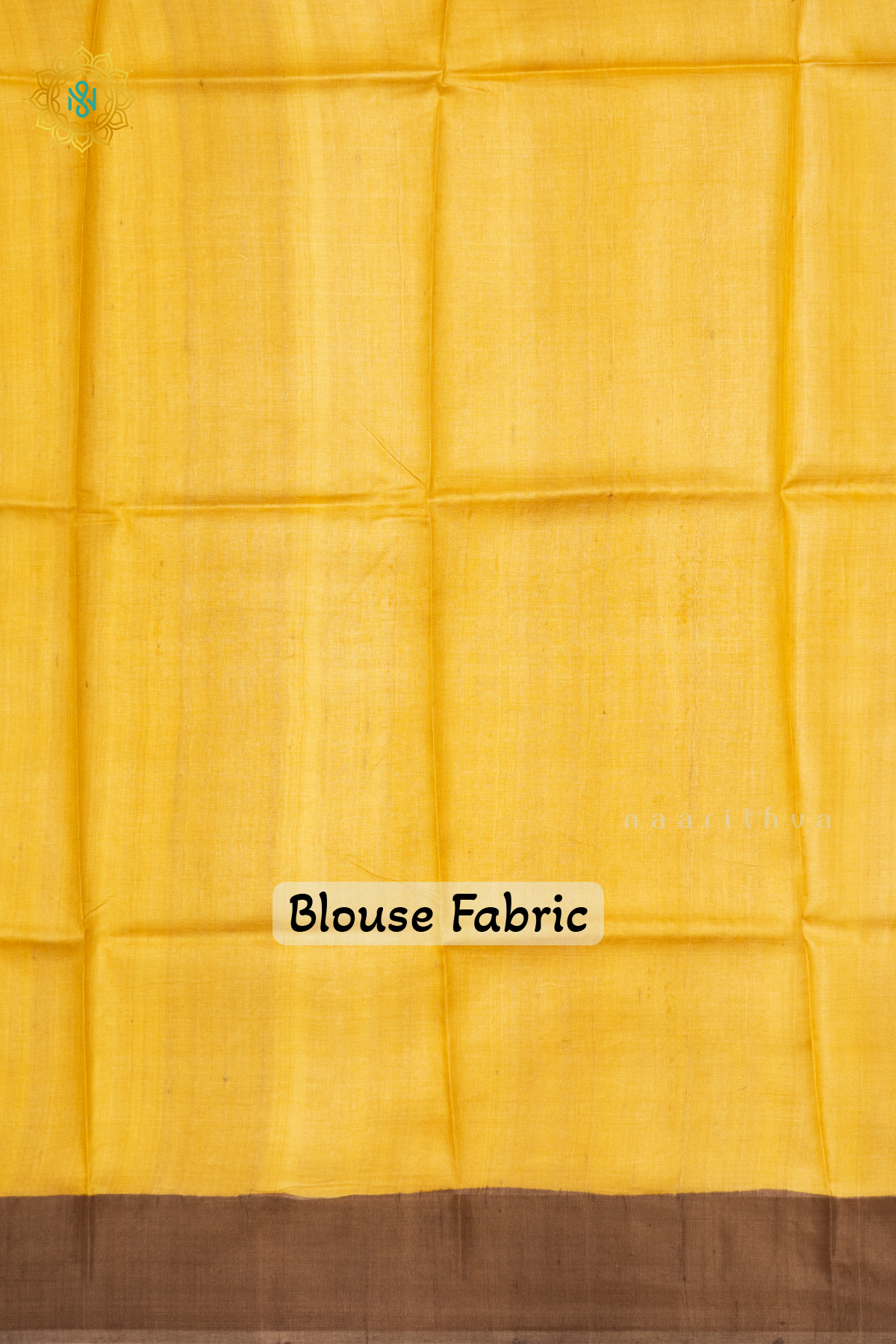PEACH WITH YELLOW - PURE TUSSAR SILK