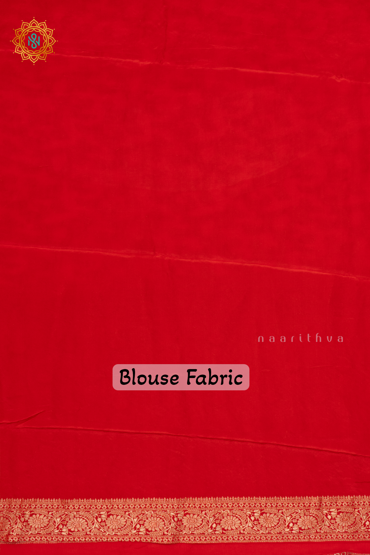 RED - SEMI BANARASI CREPE