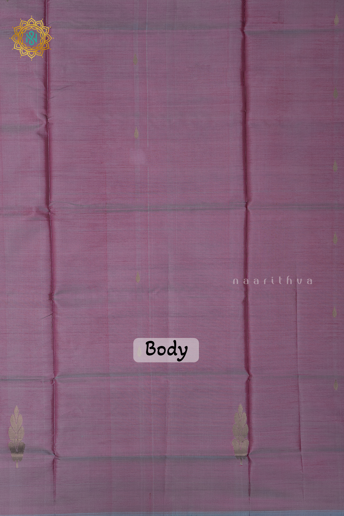 DUAL SHADE OF MAGENTA & BLUE WITH BROWN - BANANA PITH