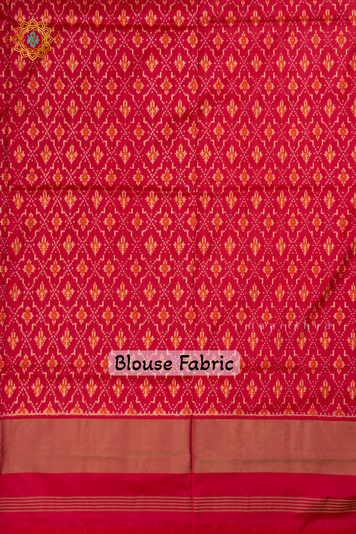 Grey with Pink Ikkat Pure Silk Saree with Patola Printed Body and Zari Border