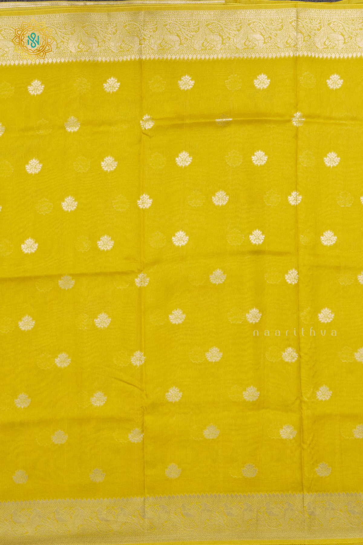 YELLOW - SEMI TUSSAR SILK