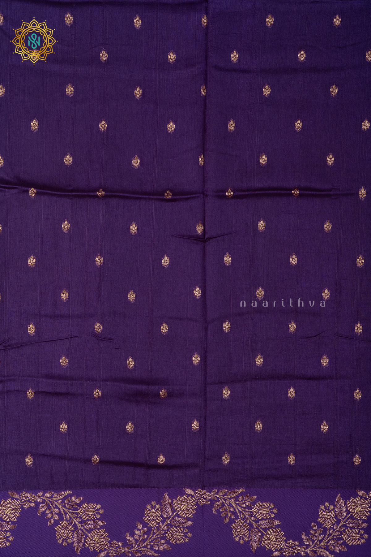 PURPLE - SEMI TUSSAR SILK